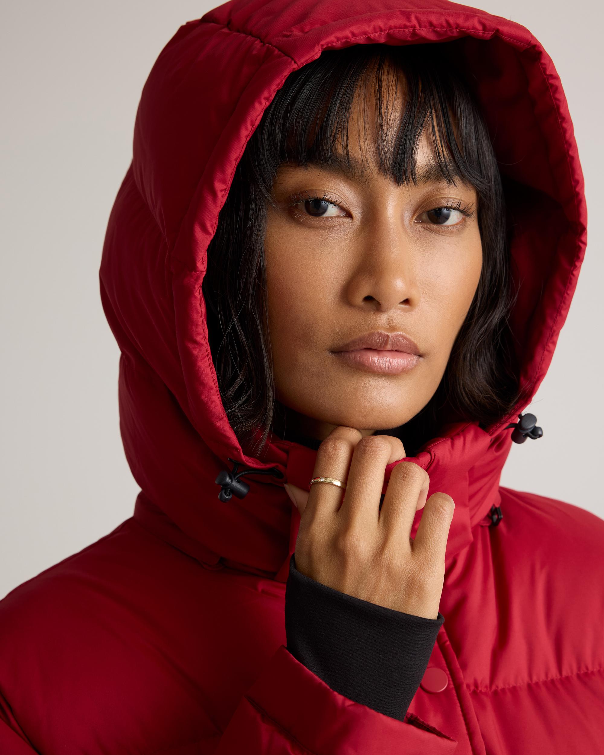 Quince | Women's Responsible Down Long Puffer Jacket Size XS, Recycled Polyester Product Image