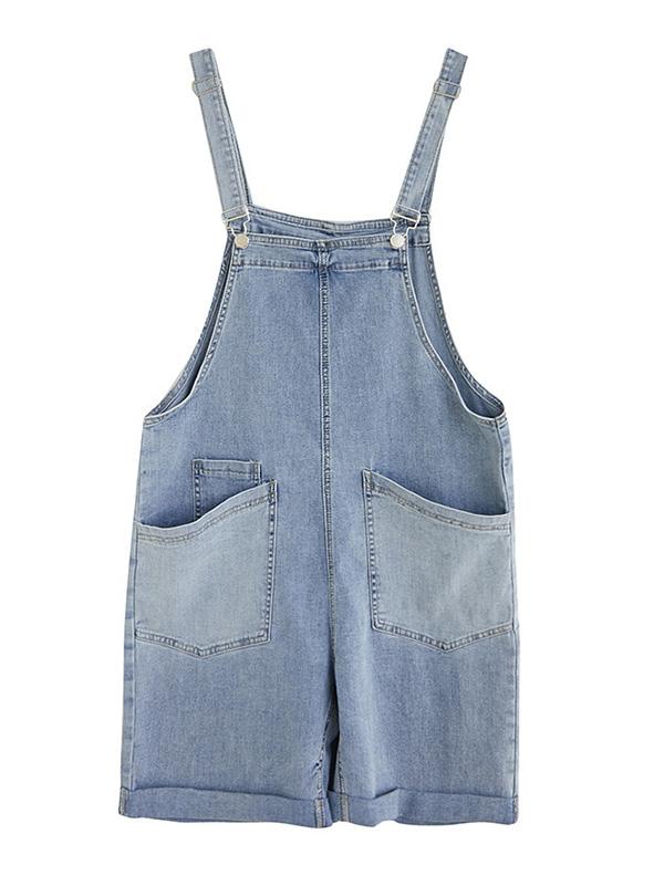 Original With Pocket Denim Overalls Product Image