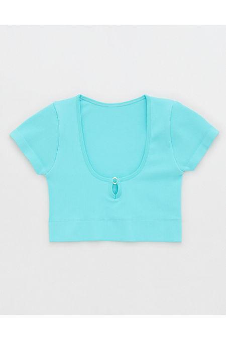 Superchill Seamless Ring Cap Sleeve Bra Top Women's Product Image