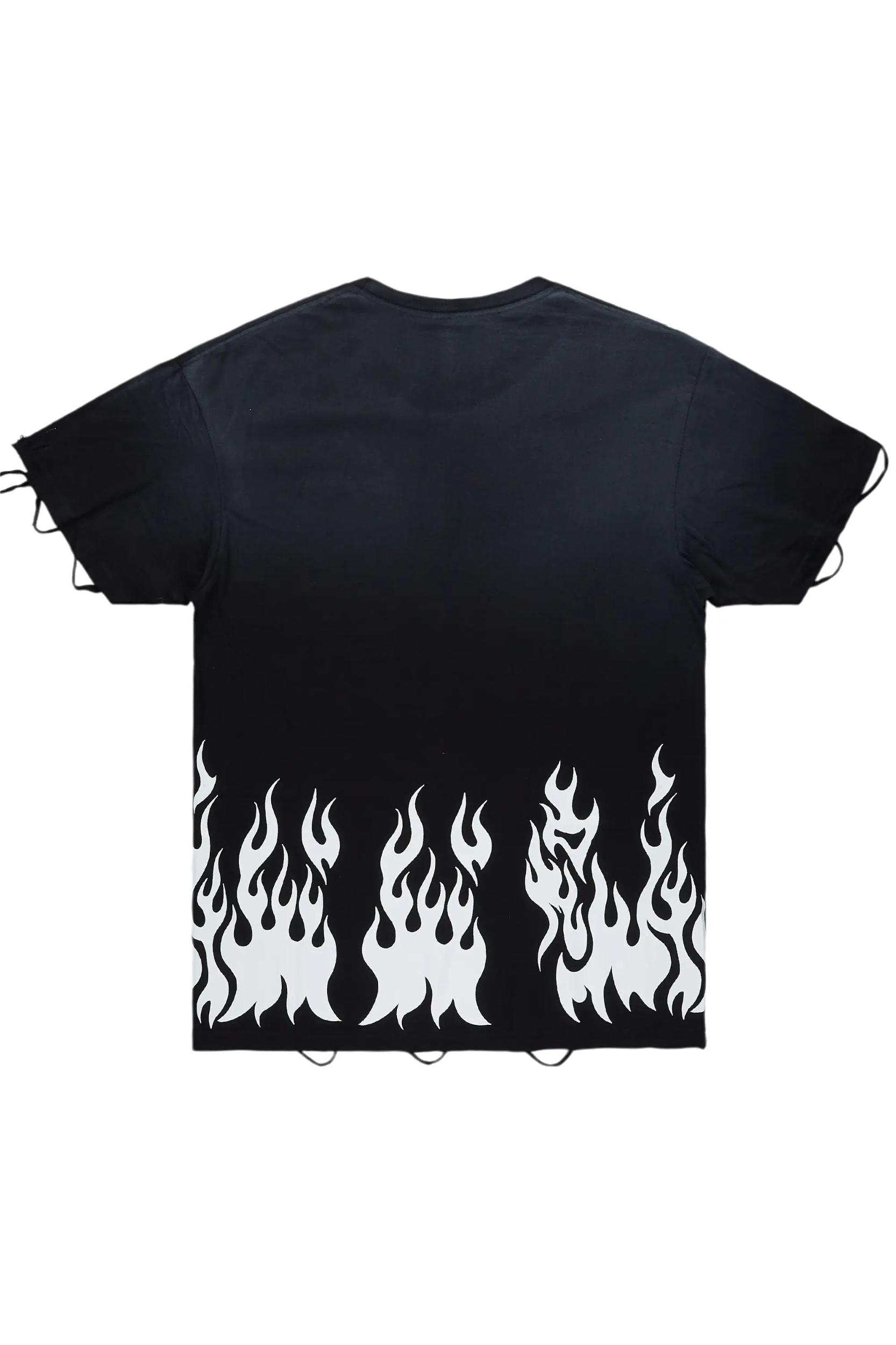 Arais Black Oversized T-Shirt Female Product Image