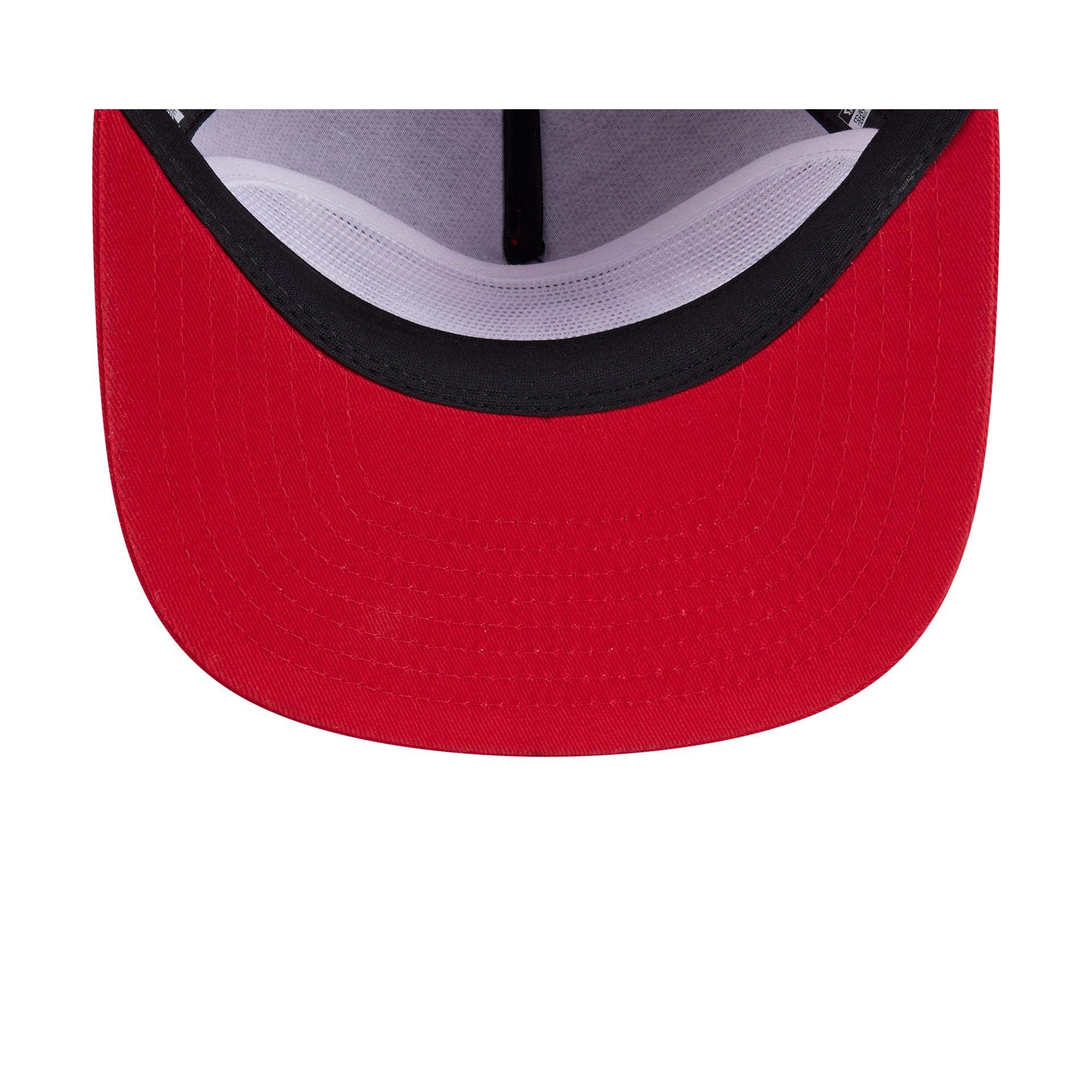 Diablos Rojos del México Two-Tone Black Golfer Hat Male Product Image