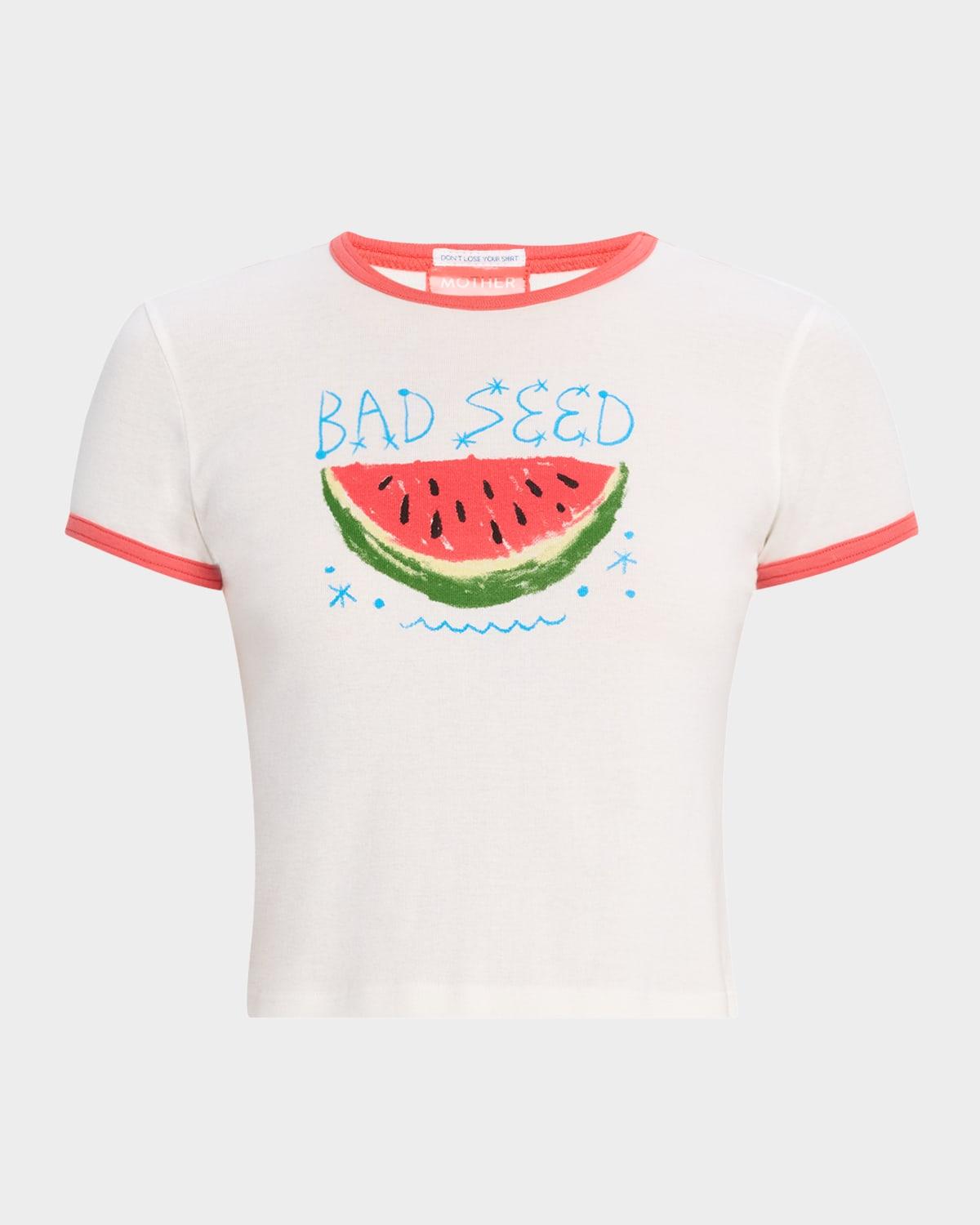 The Itty Bitty Ringer Cropped Tee Product Image