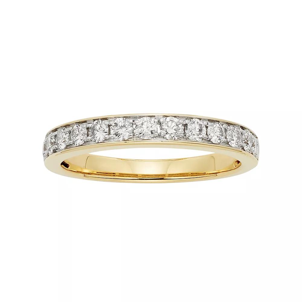 The Regal Collection 1/2 Carat T.W. IGL Certified Diamond 14k Gold Wedding Ring, Women's, Size: 9, White Product Image