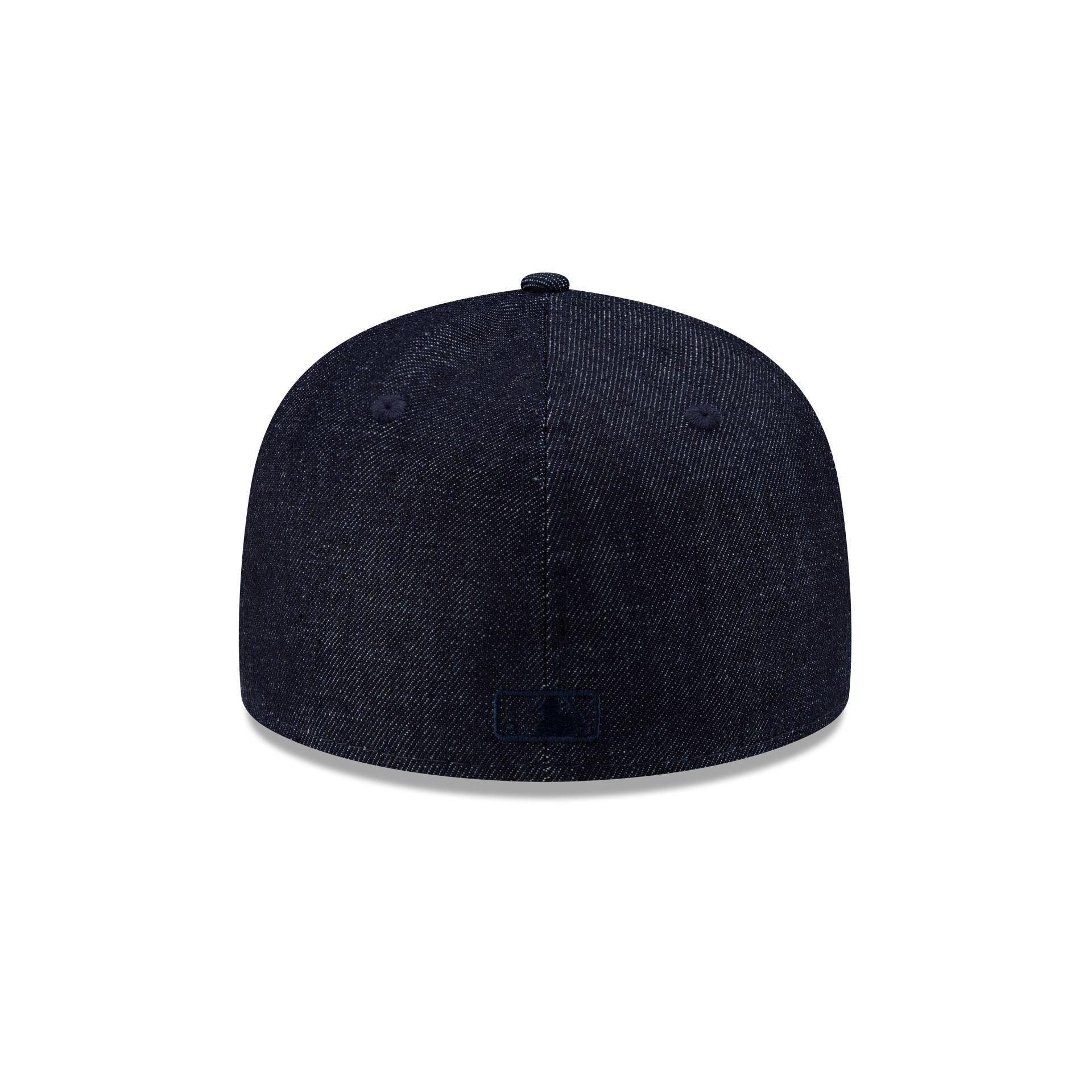New York Yankees Navy Denim 59FIFTY Fitted Hat Male Product Image