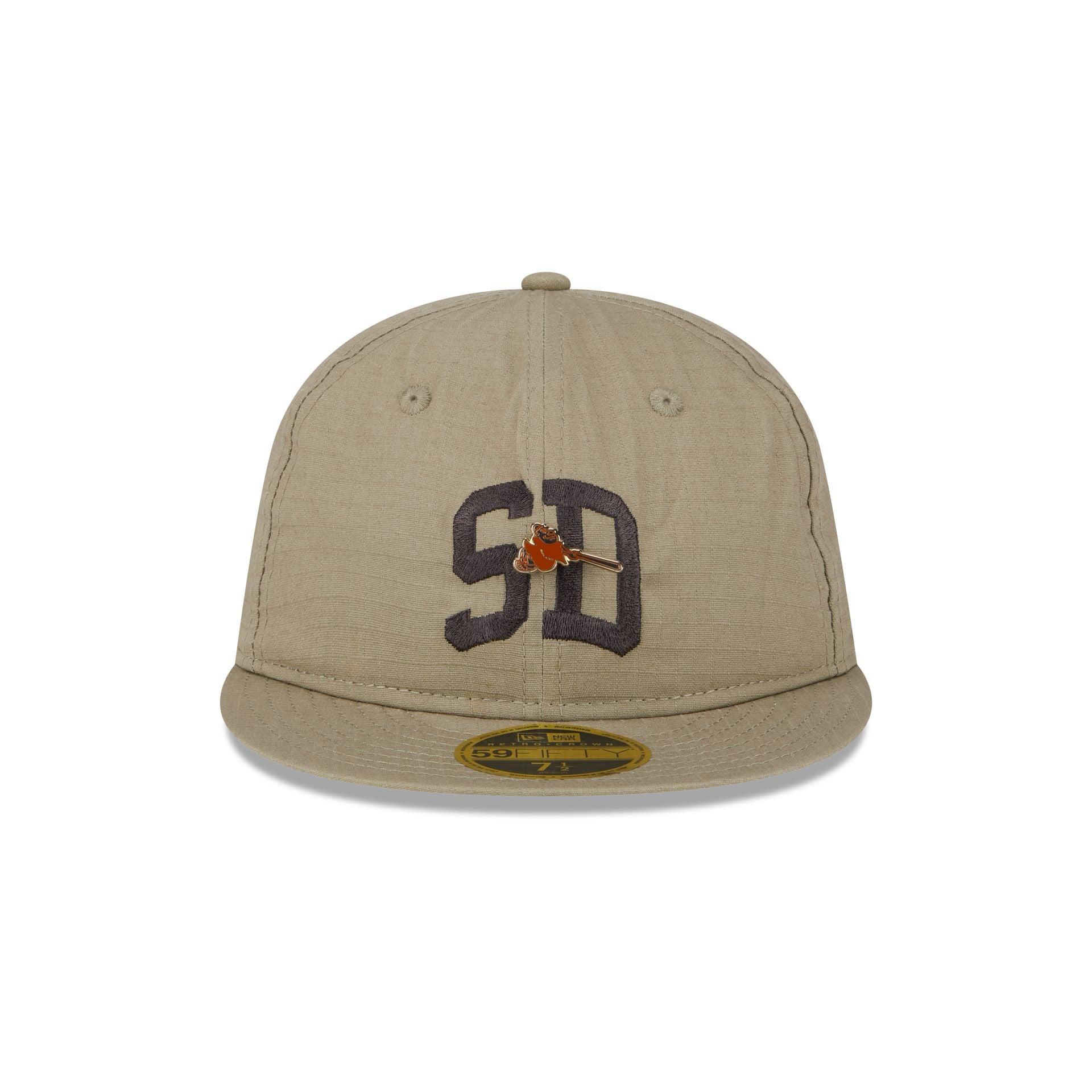 San Diego Padres Logo Pin Retro Crown 59FIFTY Fitted Hat Male Product Image