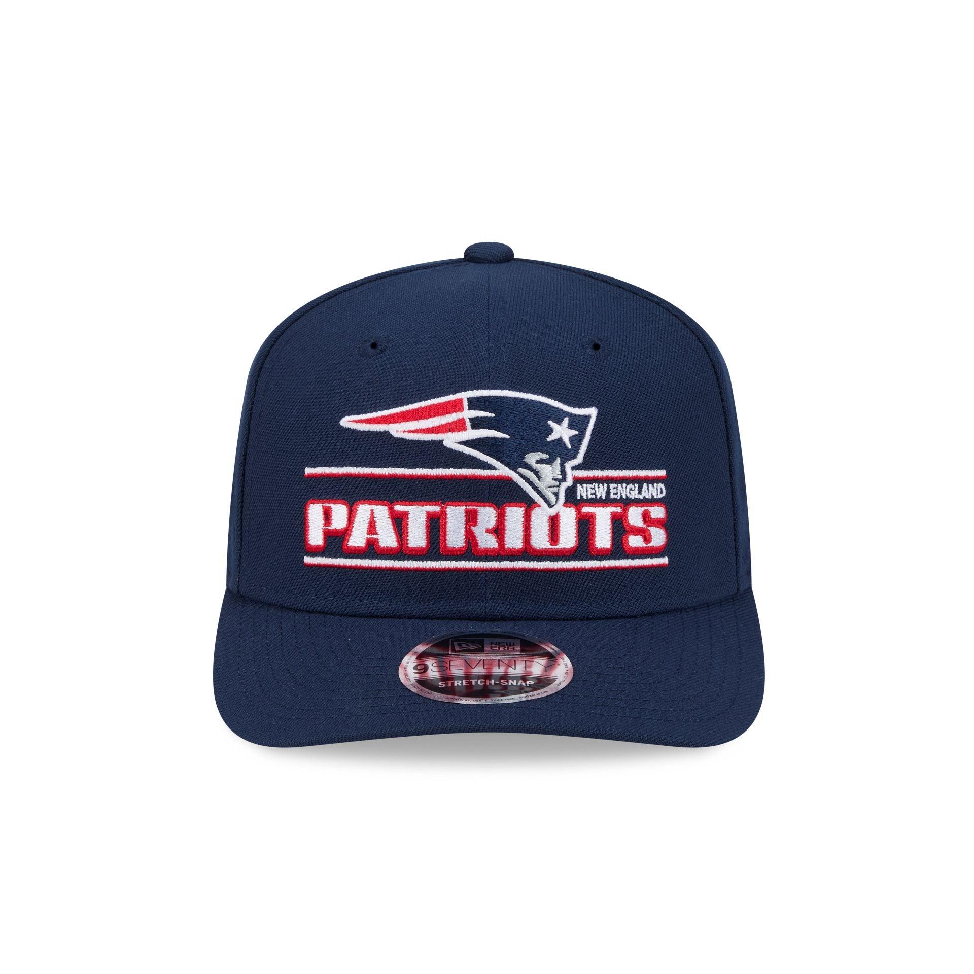 New England Patriots Stated 9SEVENTY Stretch-Snap Hat Male Product Image