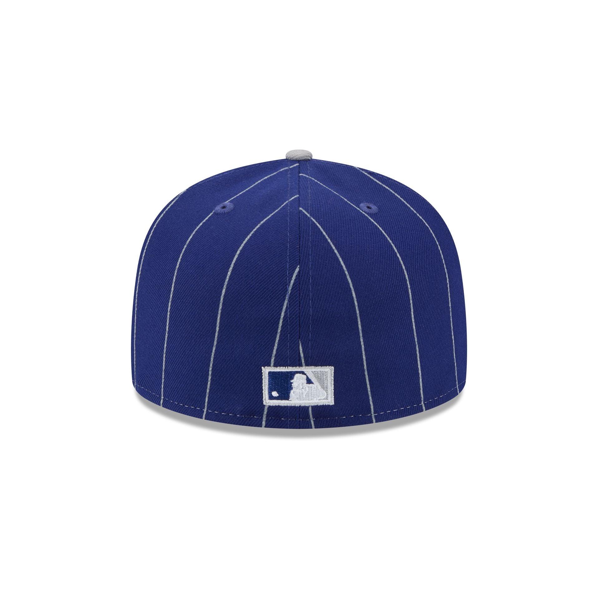Brooklyn Dodgers Pinstripe League Pin 59FIFTY Fitted Hat Male Product Image