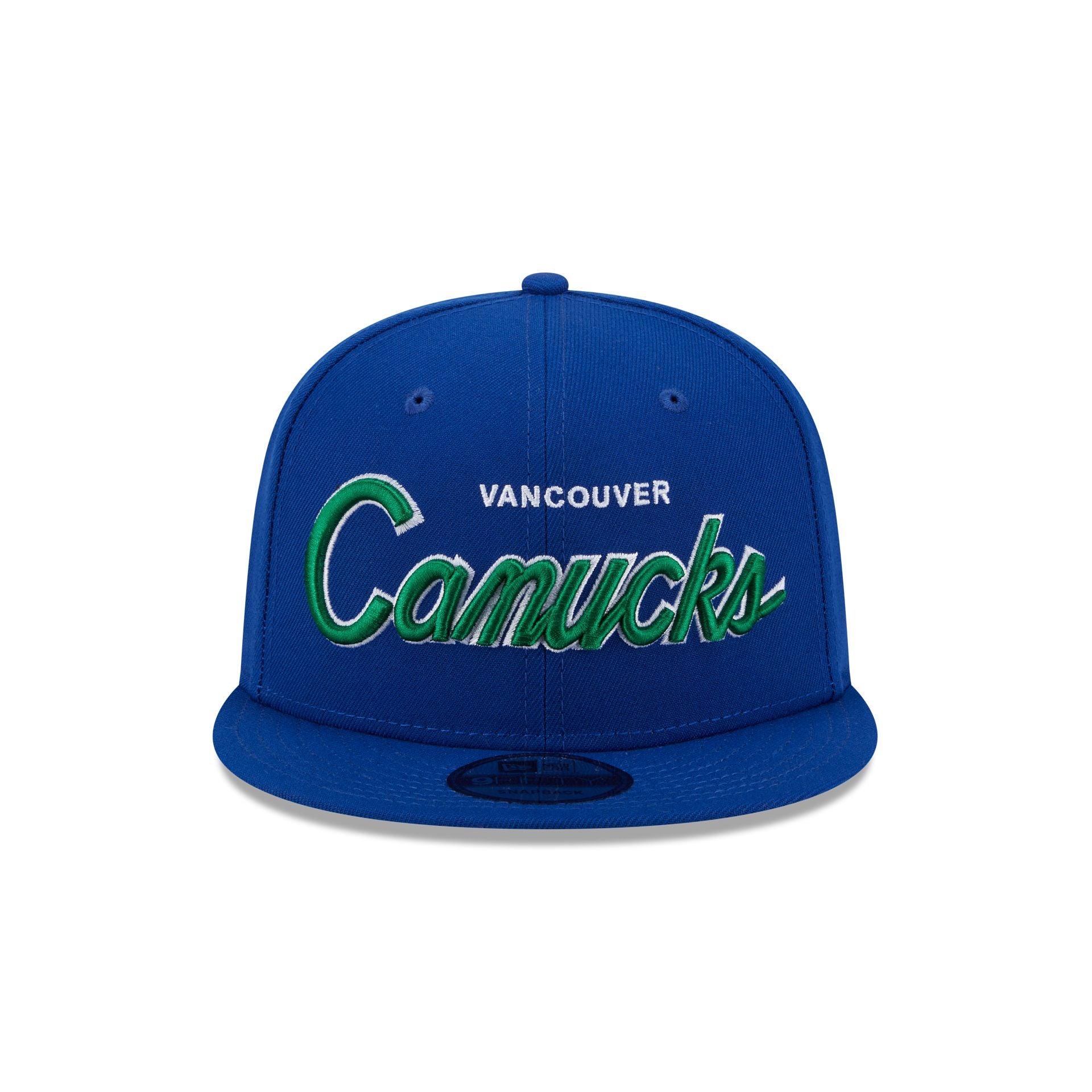 Vancouver Canucks Script 9FIFTY Snapback Hat Male Product Image
