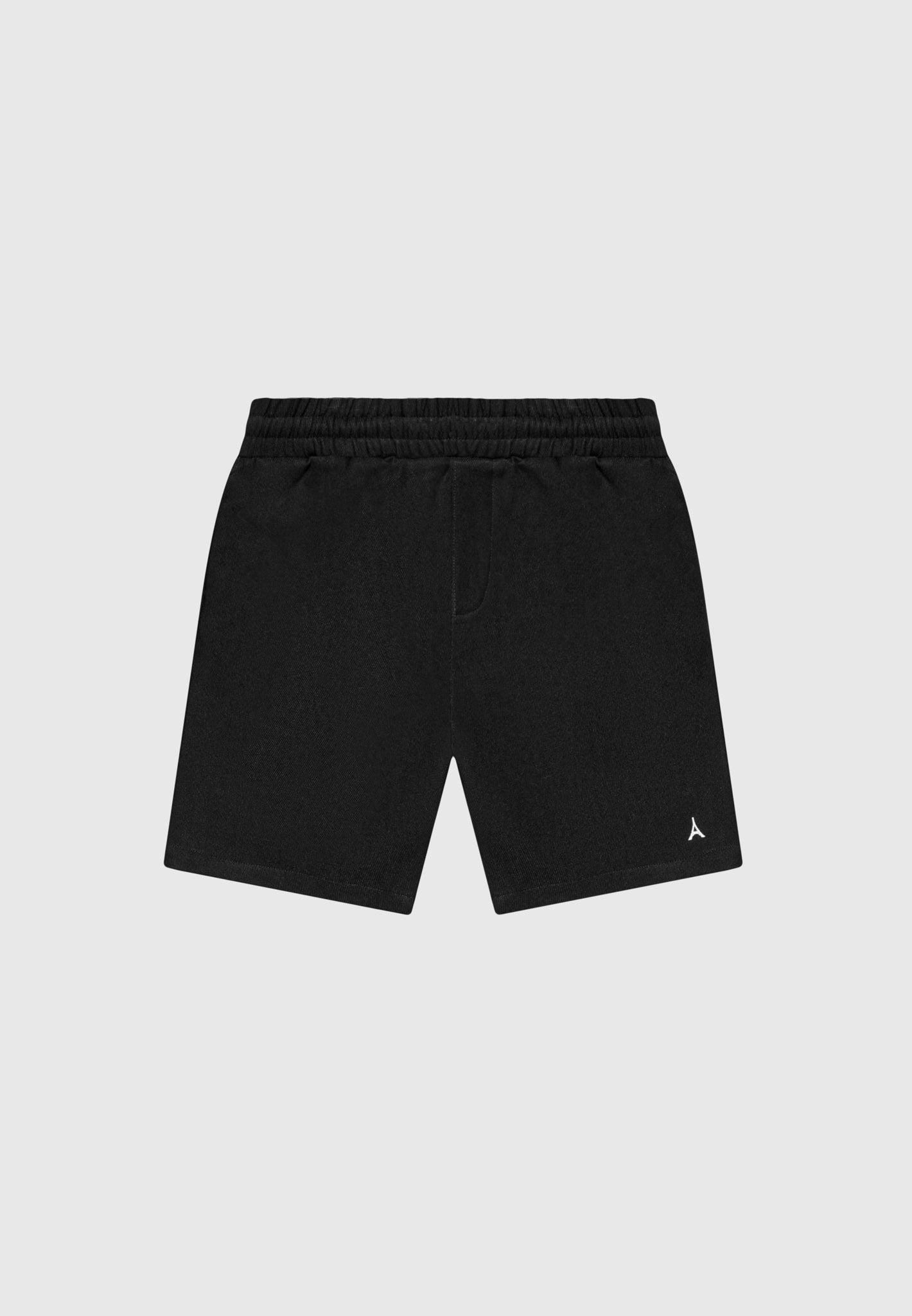 Eiffel Twill Shorts - Black Male Product Image