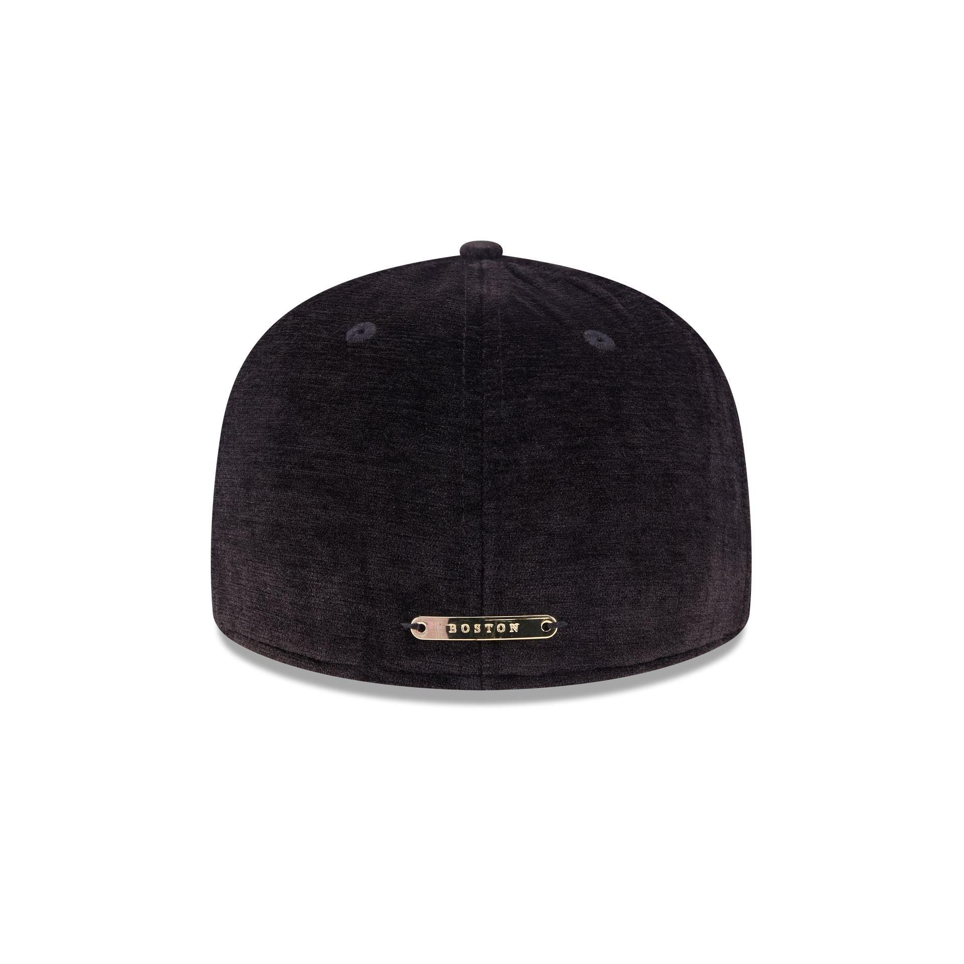 Boston Celtics Black Velvet 59FIFTY Fitted Hat Male Product Image