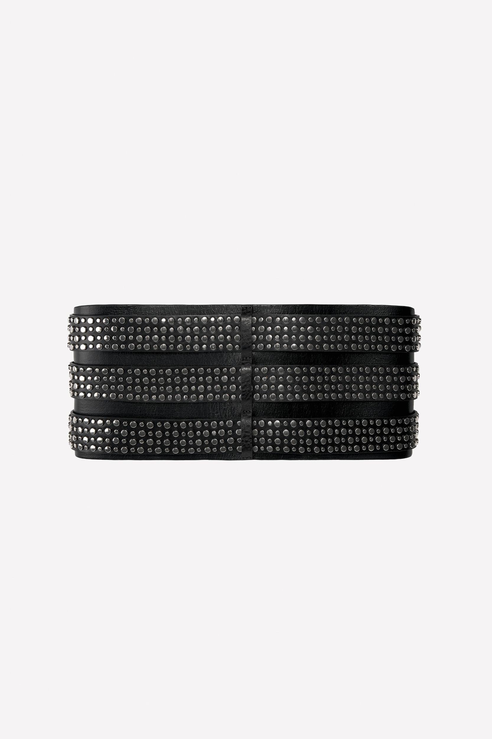 LEATHER STYLISH STUDDED BELT LUDOVIC DE SAINT SERNIN x ZARA Product Image