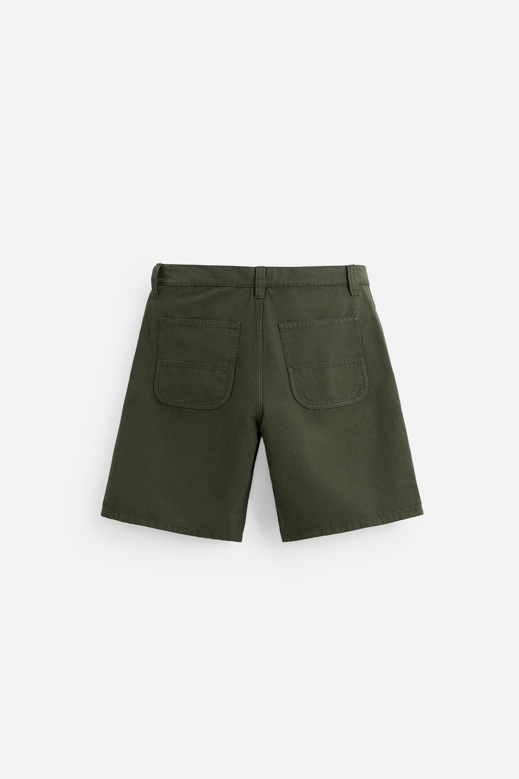 WASHED TEXTURED SHORTS Product Image