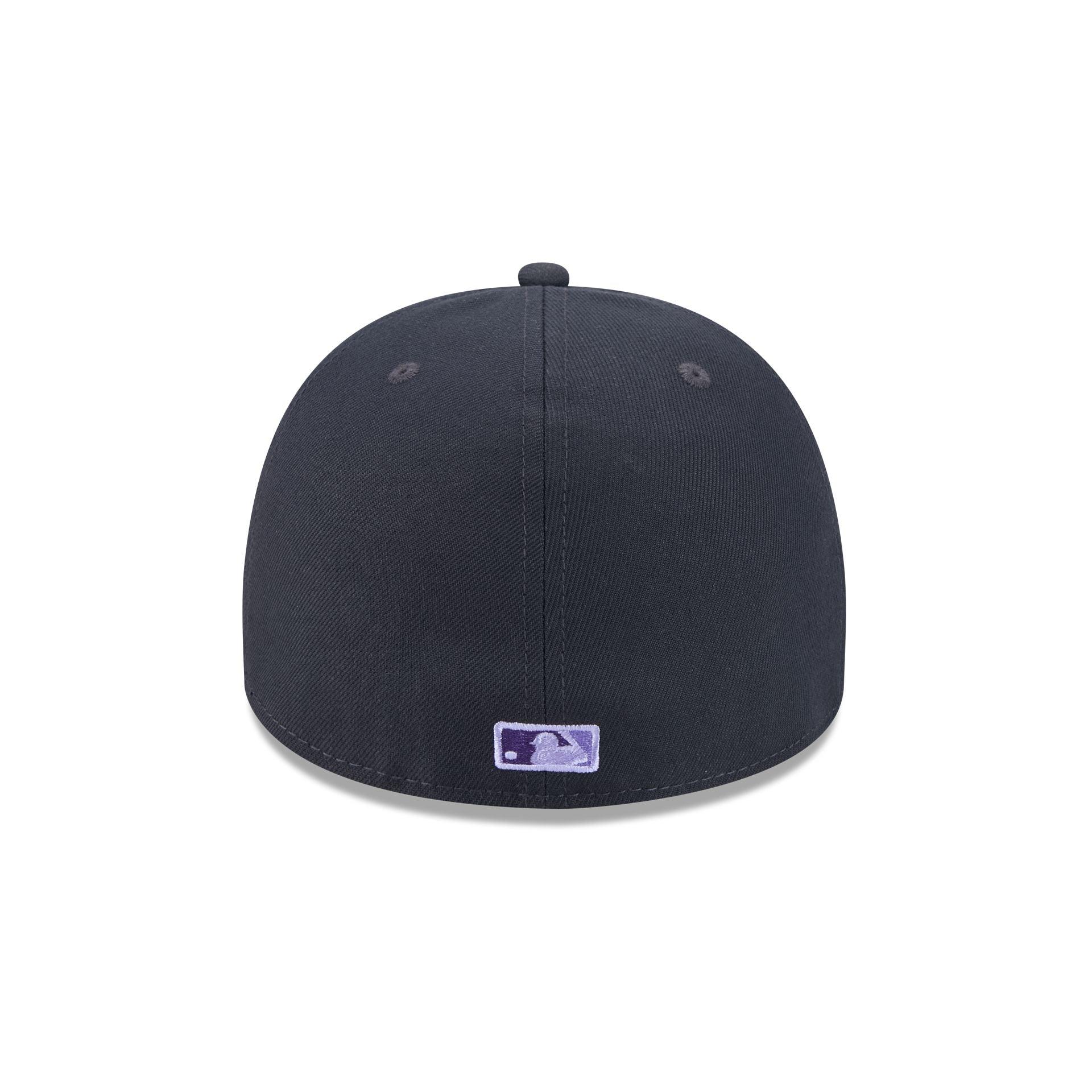 Boston Red Sox Navy Lavender 59FIFTY A-Frame Fitted Hat Male Product Image