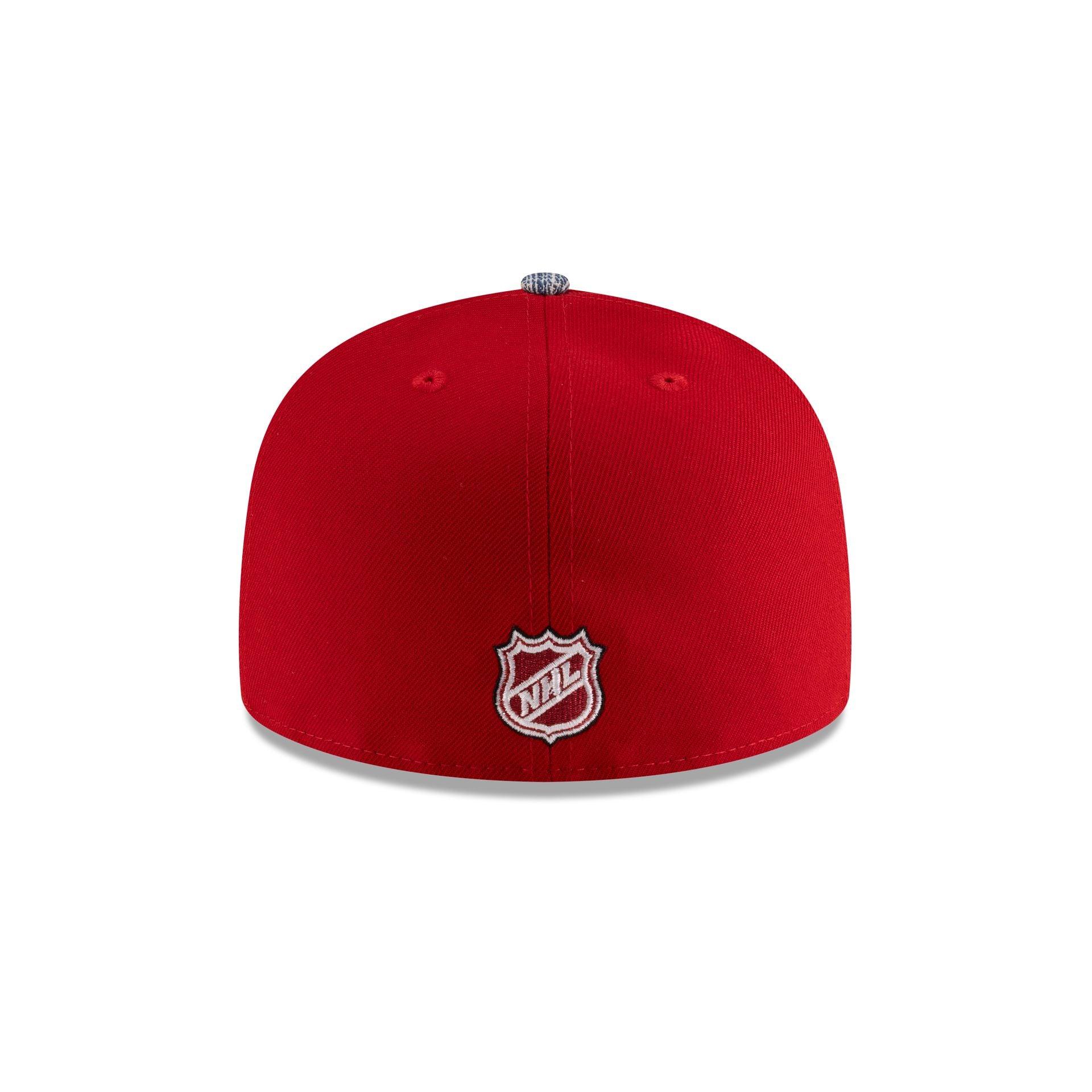 Detroit Red Wings Scarlet Denim Glow 59FIFTY Fitted Hat Male Product Image
