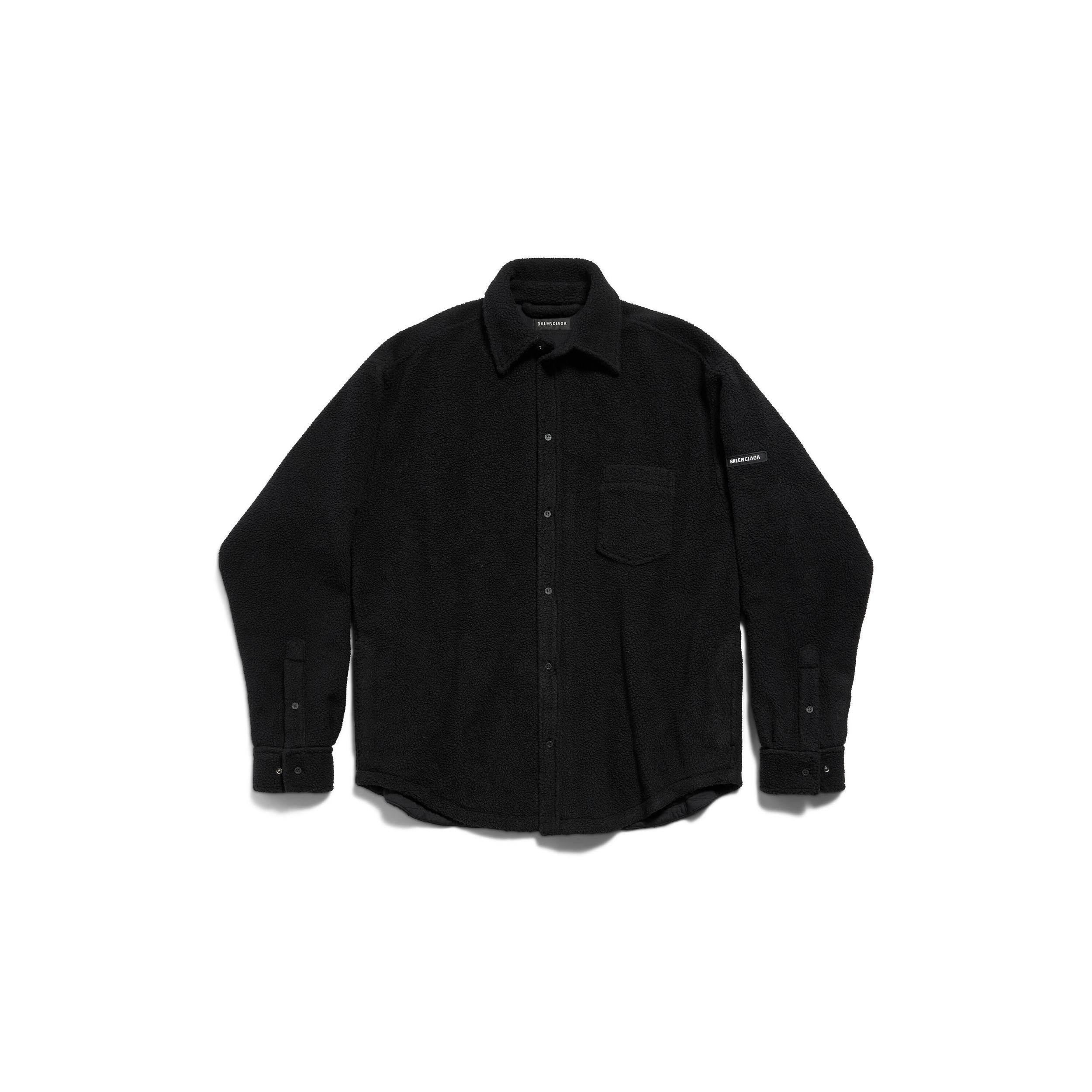 Men's Overshirt  in Black Product Image