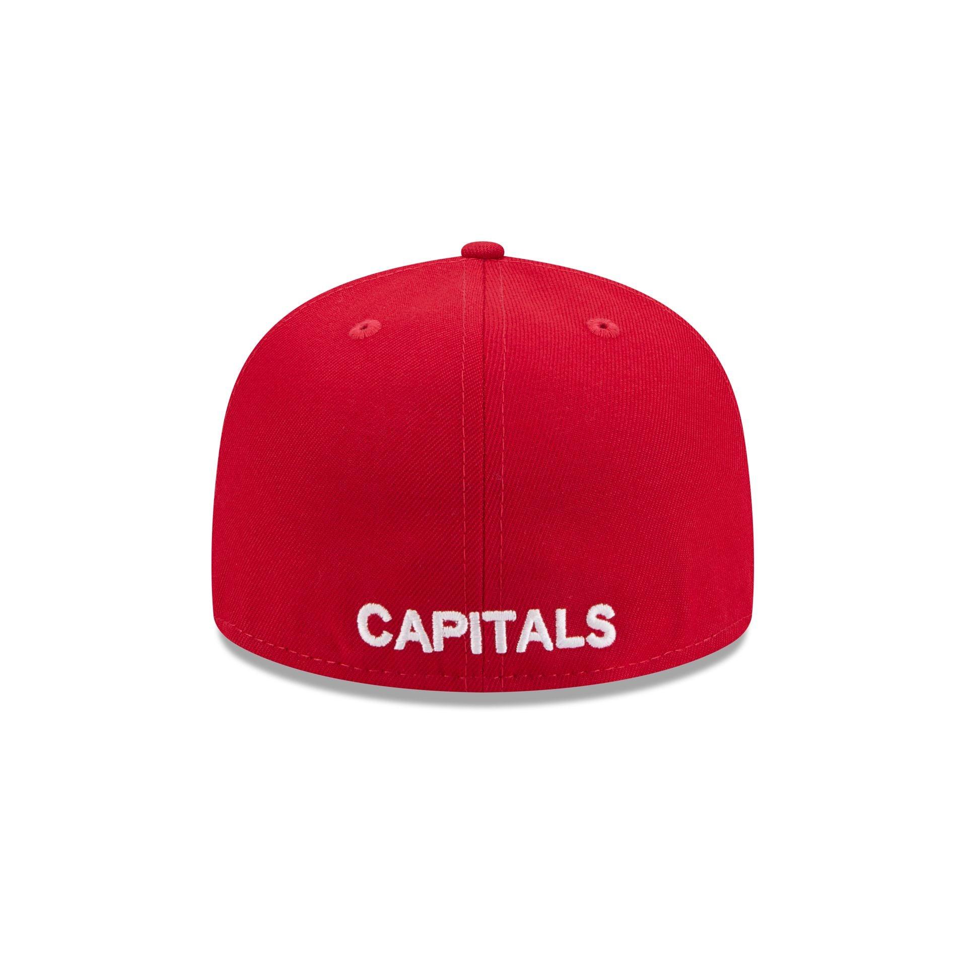 Washington Capitals Rear Wordmark 59FIFTY Fitted Hat Male Product Image