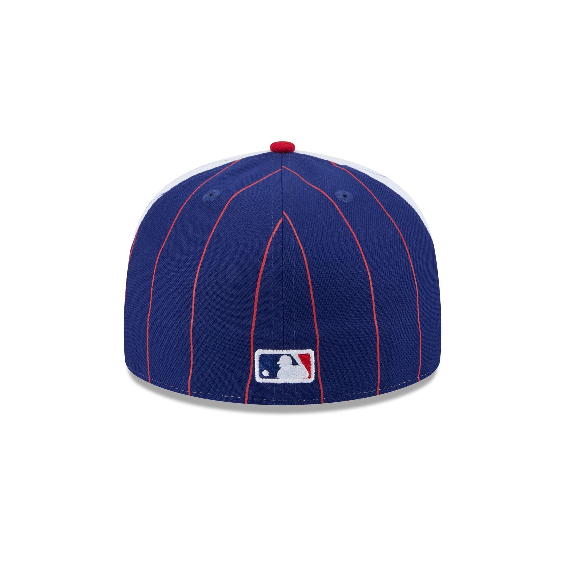 Texas Rangers Pinstripe League Pin 59FIFTY Fitted Hat Male Product Image
