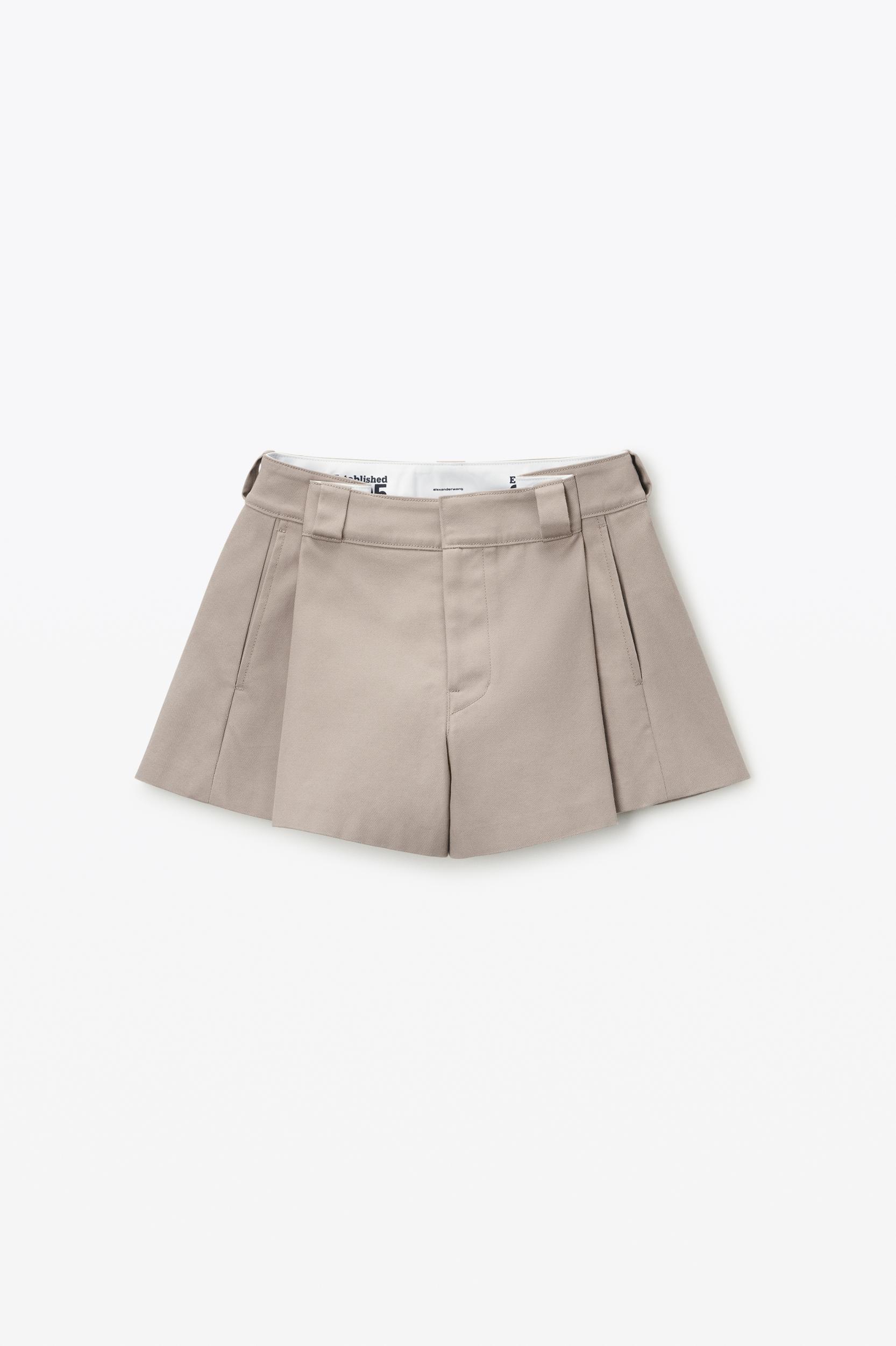 Box-pleated Workwear-inspired Short Product Image