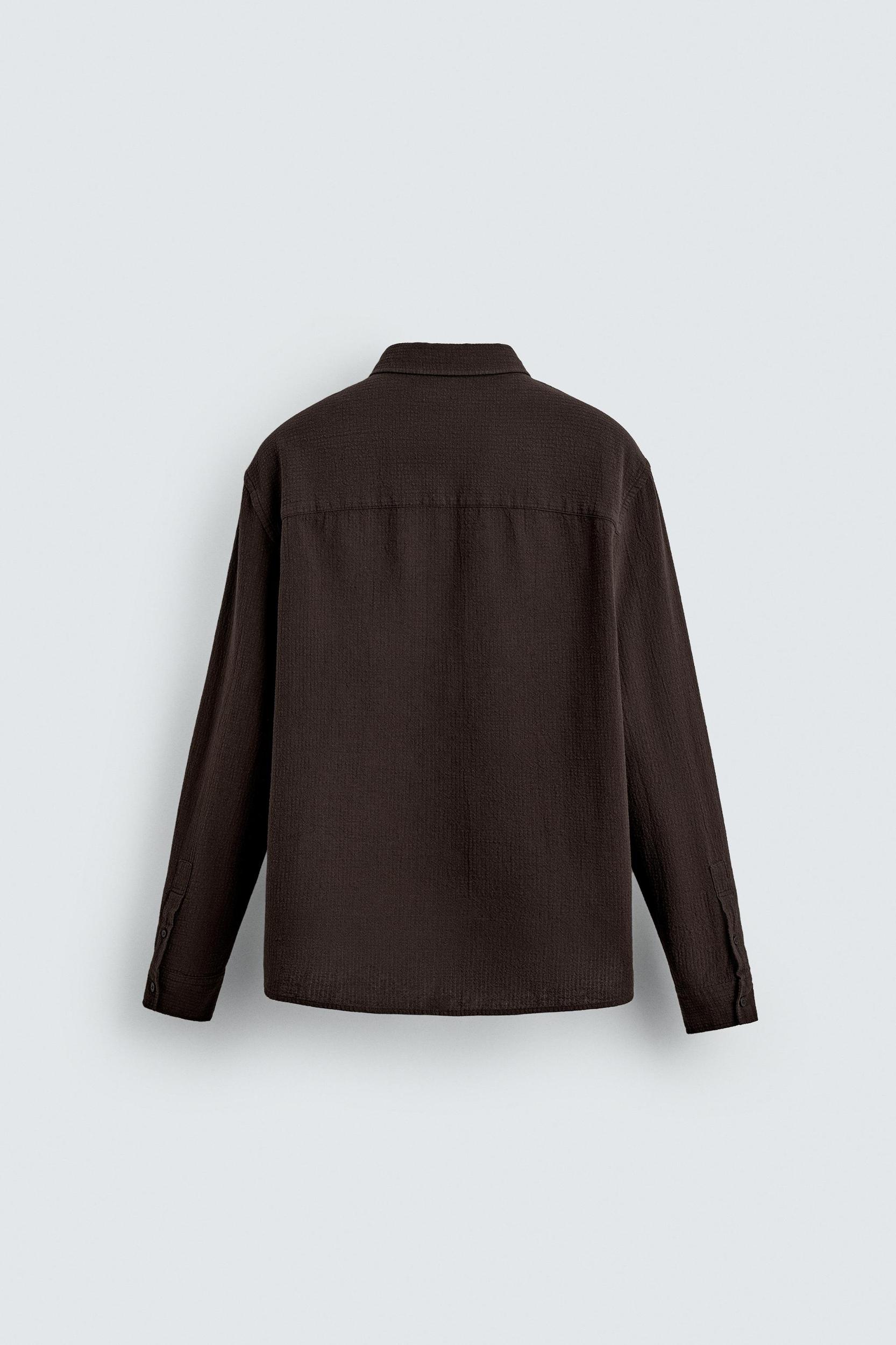 TEXTURED CHECKERED SHIRT Product Image