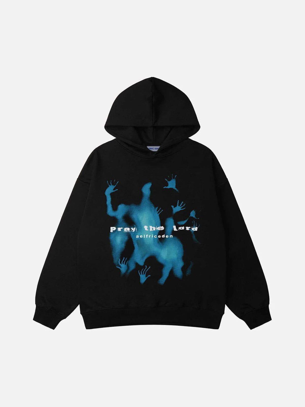 Aelfric Eden Abstraction Shadow Graphic Hoodie Product Image