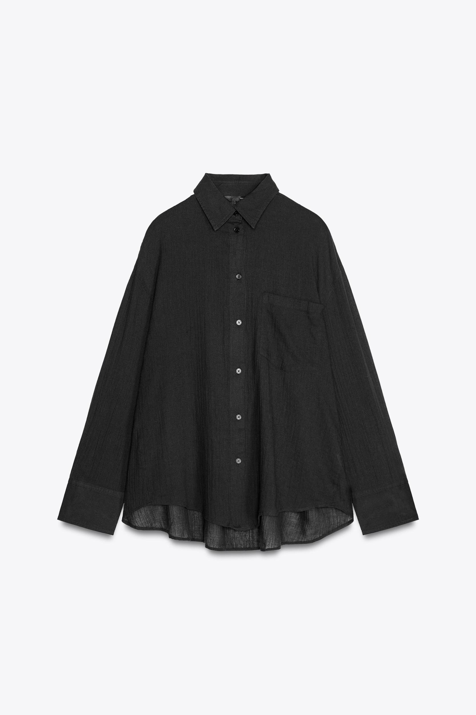 OVERSIZED GAUZE SHIRT Product Image