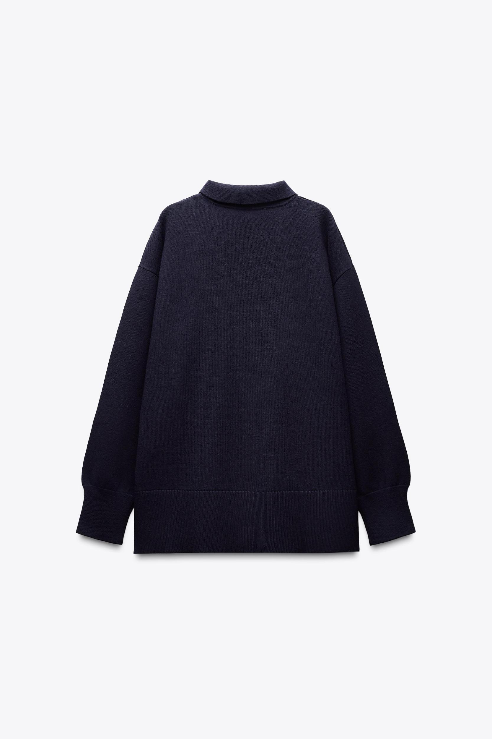 PLAIN KNIT JERSEY POLO SHIRT Product Image