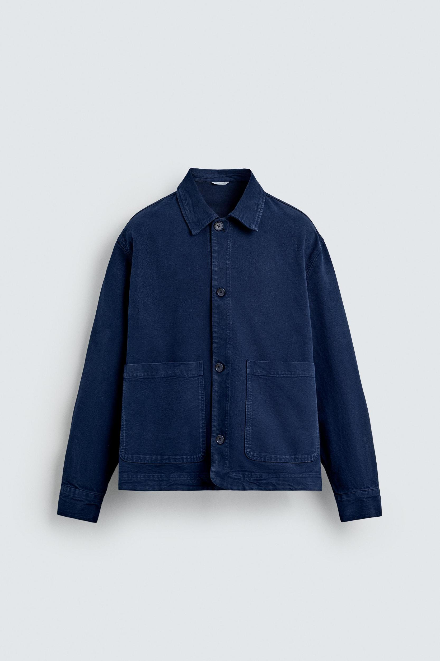 TEXTURED POCKET OVERSHIRT Product Image