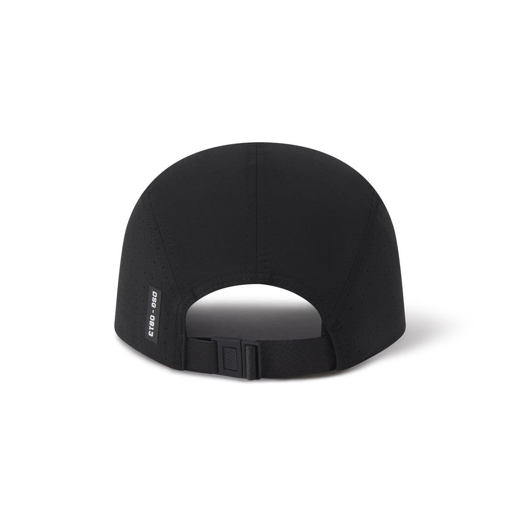 0813. Tetra-Lite® Vented Hat - Black/White "Wings" Product Image