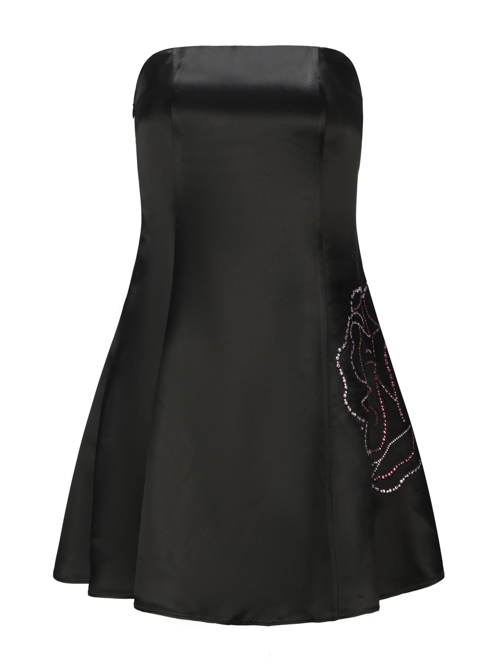 Victoria Rose Dress (Black) (Final Sale) Product Image