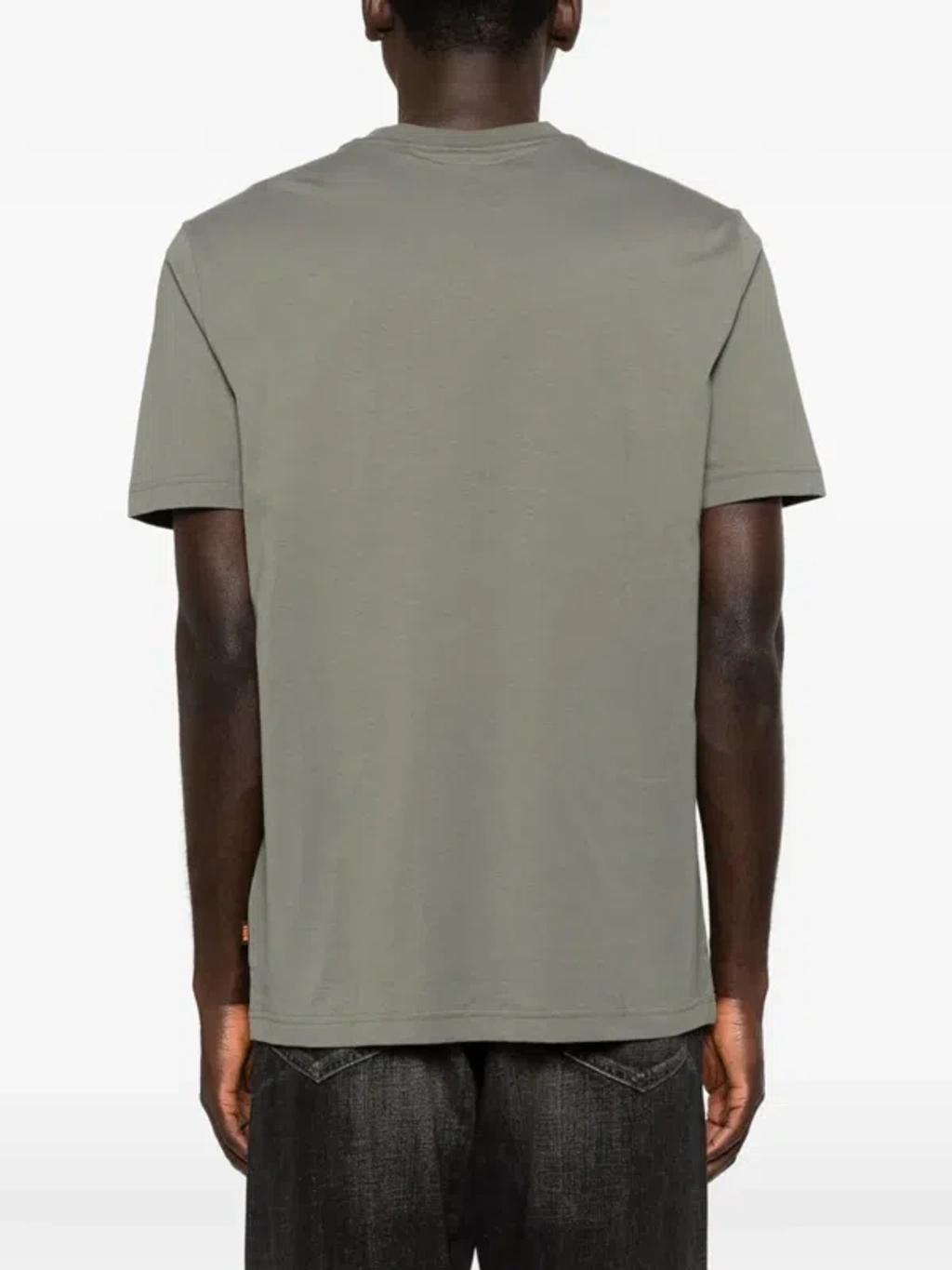 HUGO BOSS Dobermann Bear-graphic T-shirt In Green Product Image