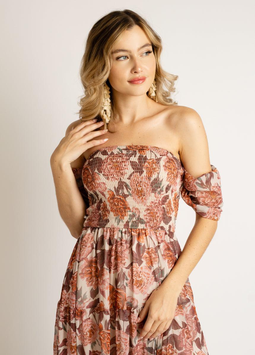 Sirena Dress in Blush Floral Female Product Image