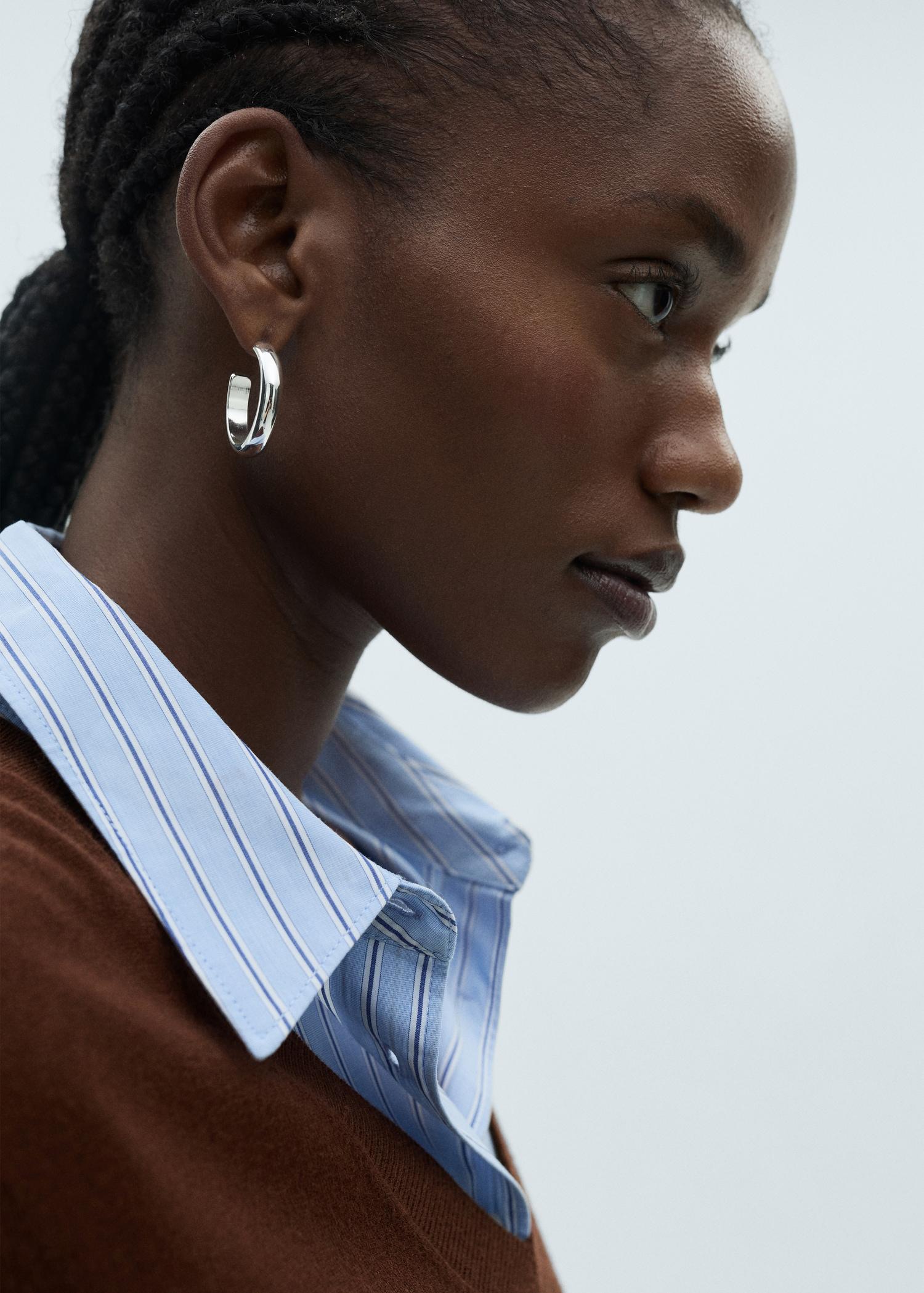 V-neck knit sweater - Women | MANGO USA Product Image