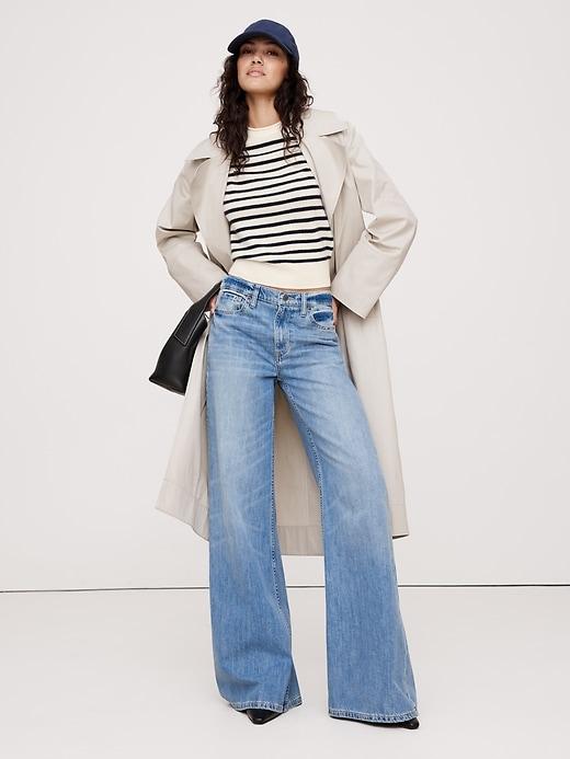 Lightweight Cashmere Short-Sleeve Sweater Product Image