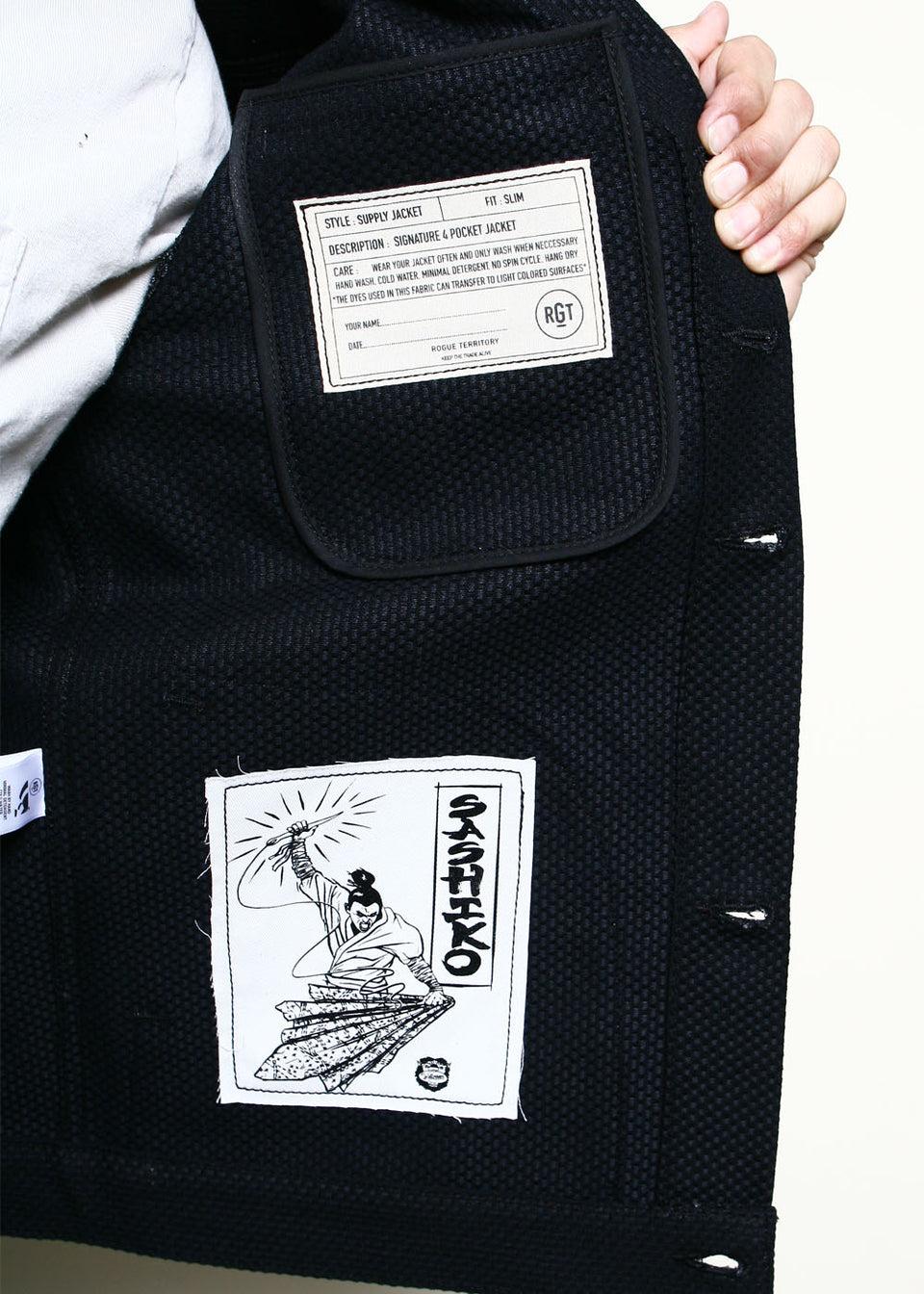 Supply Jacket // 15oz Stealth Sashiko Product Image