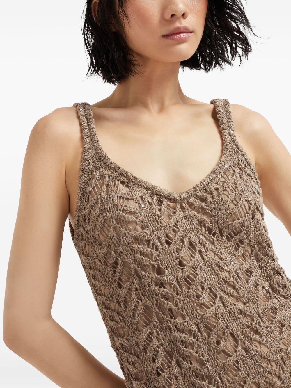 lace-patterned dress Product Image