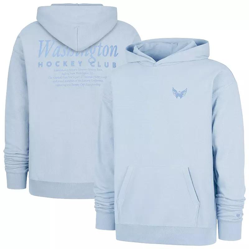 Men's '47 Light Blue Washington Capitals Foundation Pullover Hoodie,  Product Image