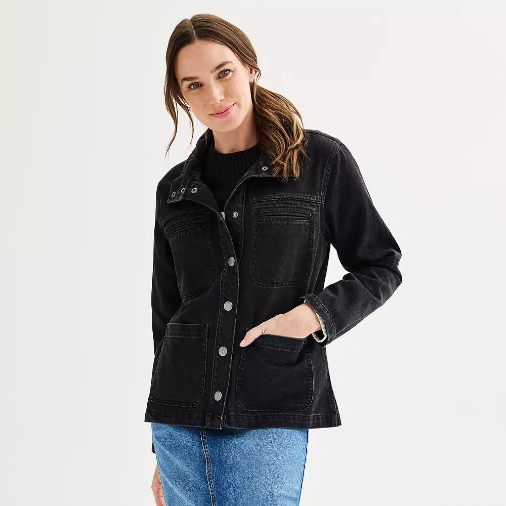 Women's Sonoma Goods For Life® Denim Barn Jacket,  Product Image