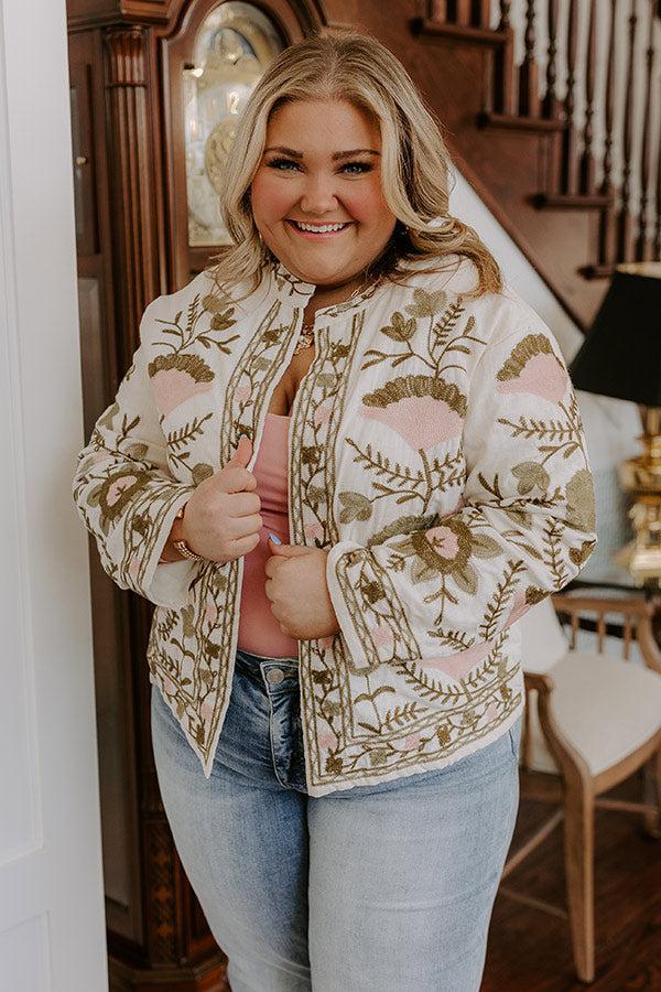 Strolling Down Haight-Ashbury Street Embroidered Jacket Product Image