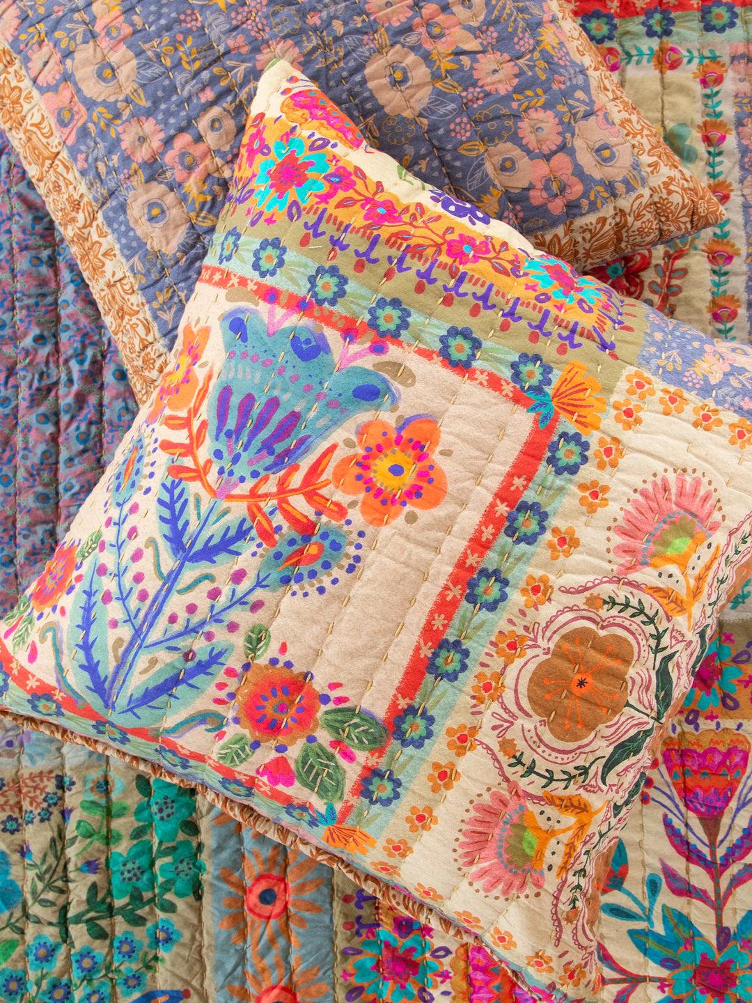 Bungalow Reversible Cotton Euro Sham Product Image