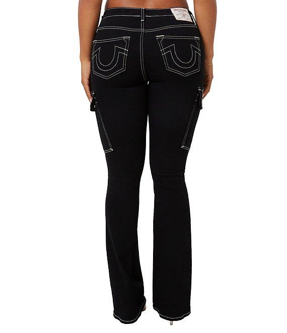 True Religion Denim Low Rise Cargo Pocket Bootcut Jeans Product Image