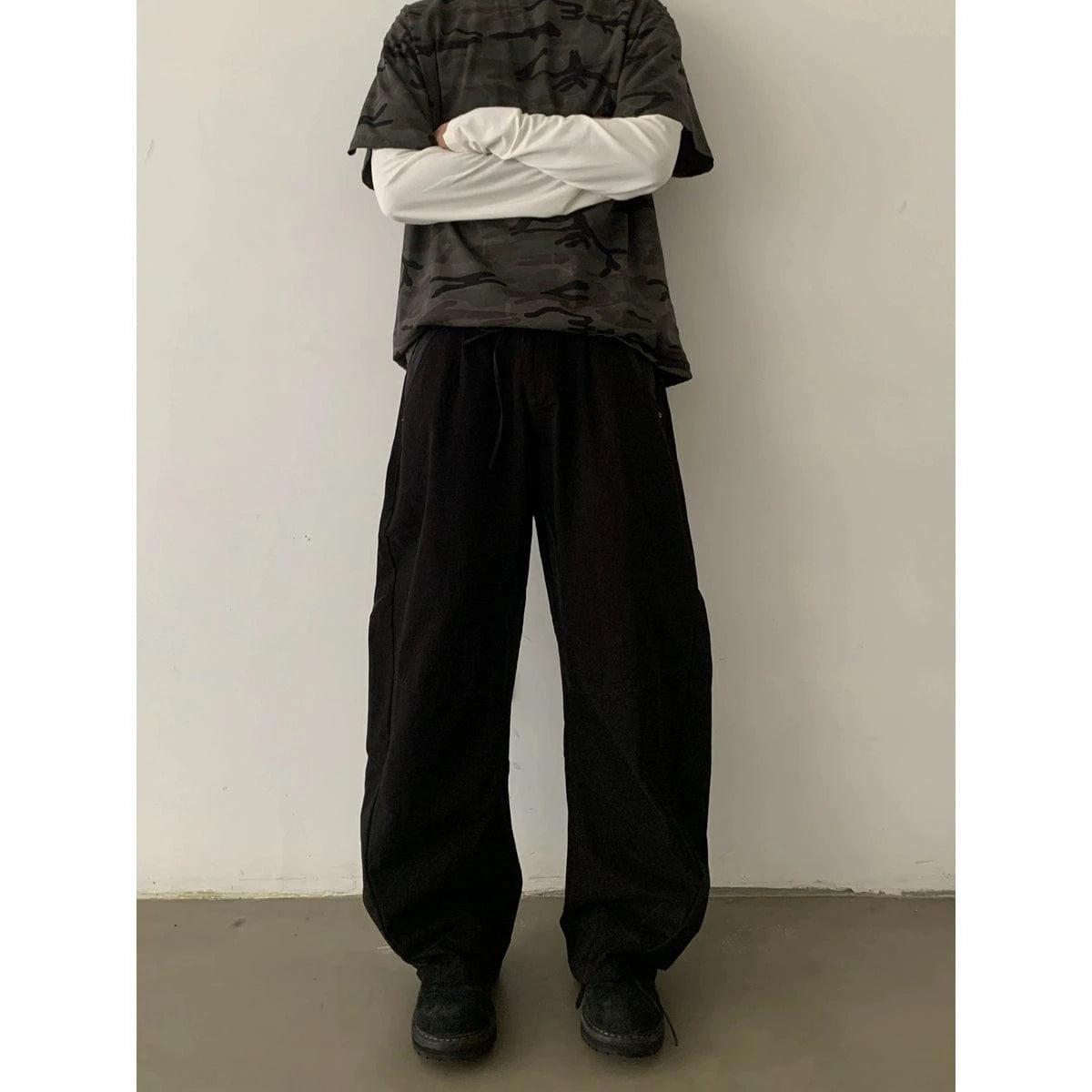 RT No. 18858 RECONSTRUCTED MACHETE STRAIGHT PANTS Product Image
