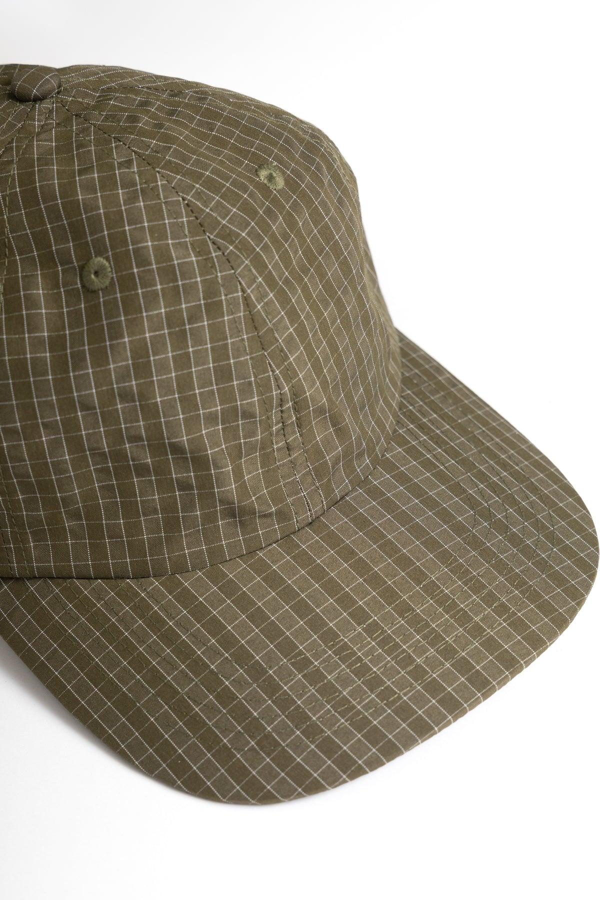 Blacksmith - Grid Check Cap - Olive Product Image
