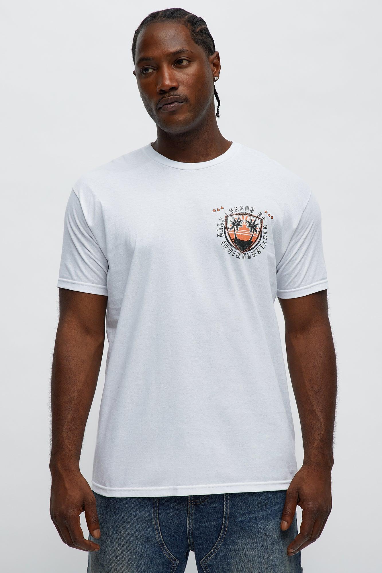 South Beach Members Only Short Sleeve Tee - White Product Image