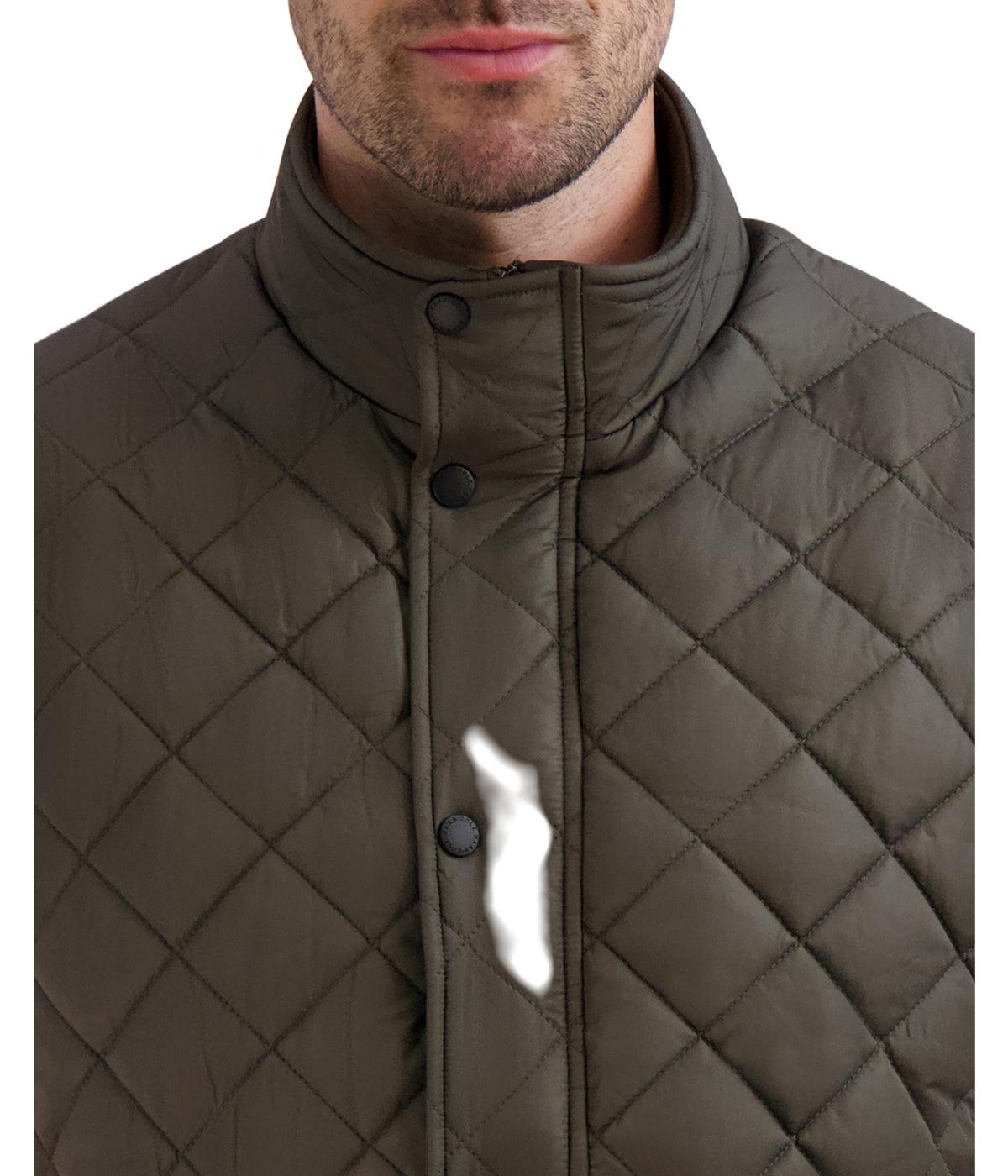 Quilted Vest Olive Product Image