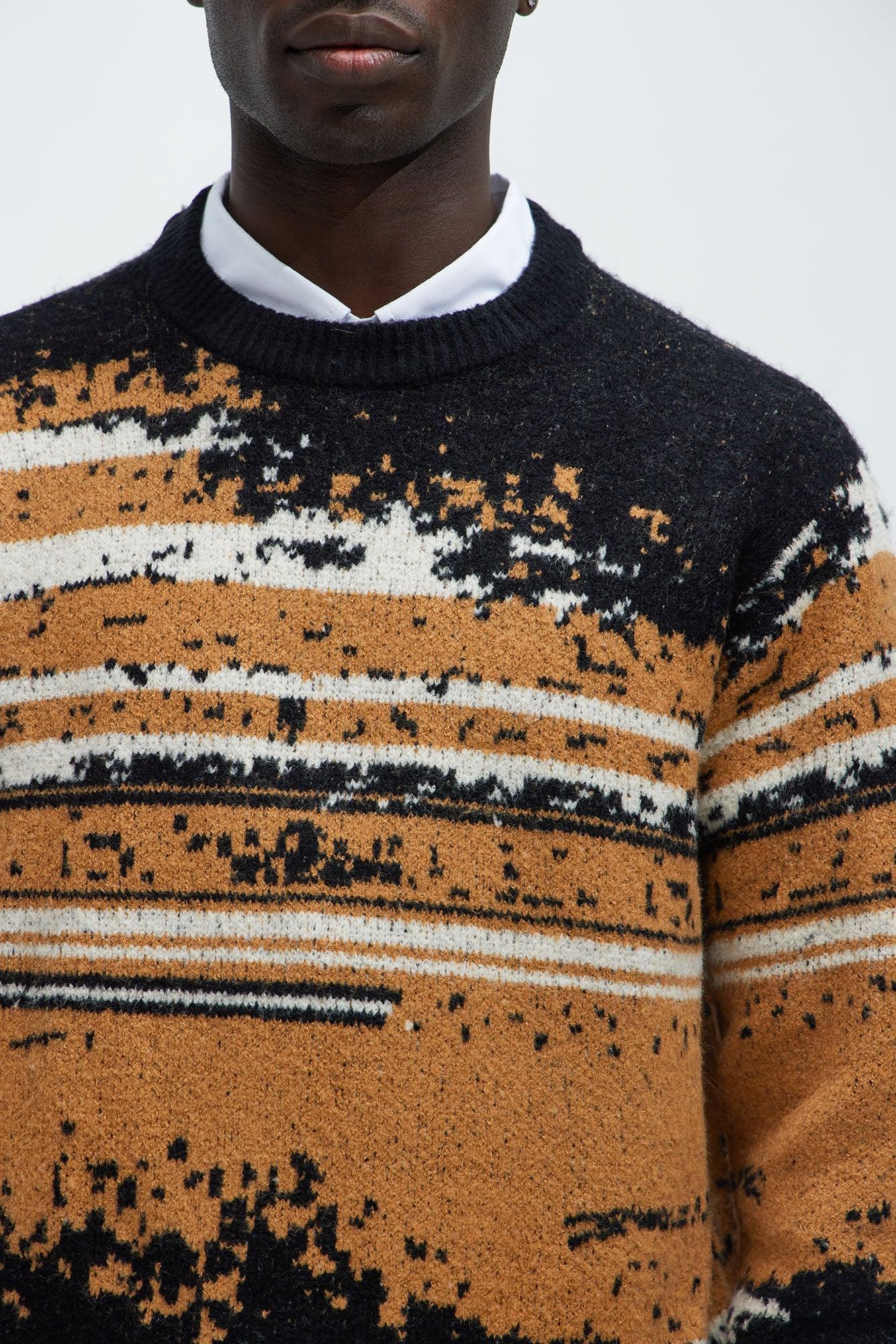 Smyth Crewneck Sweater - Brown Combo Product Image