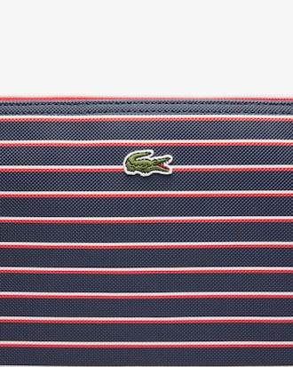 Large L.12.12 Concept Striped Clutch Product Image