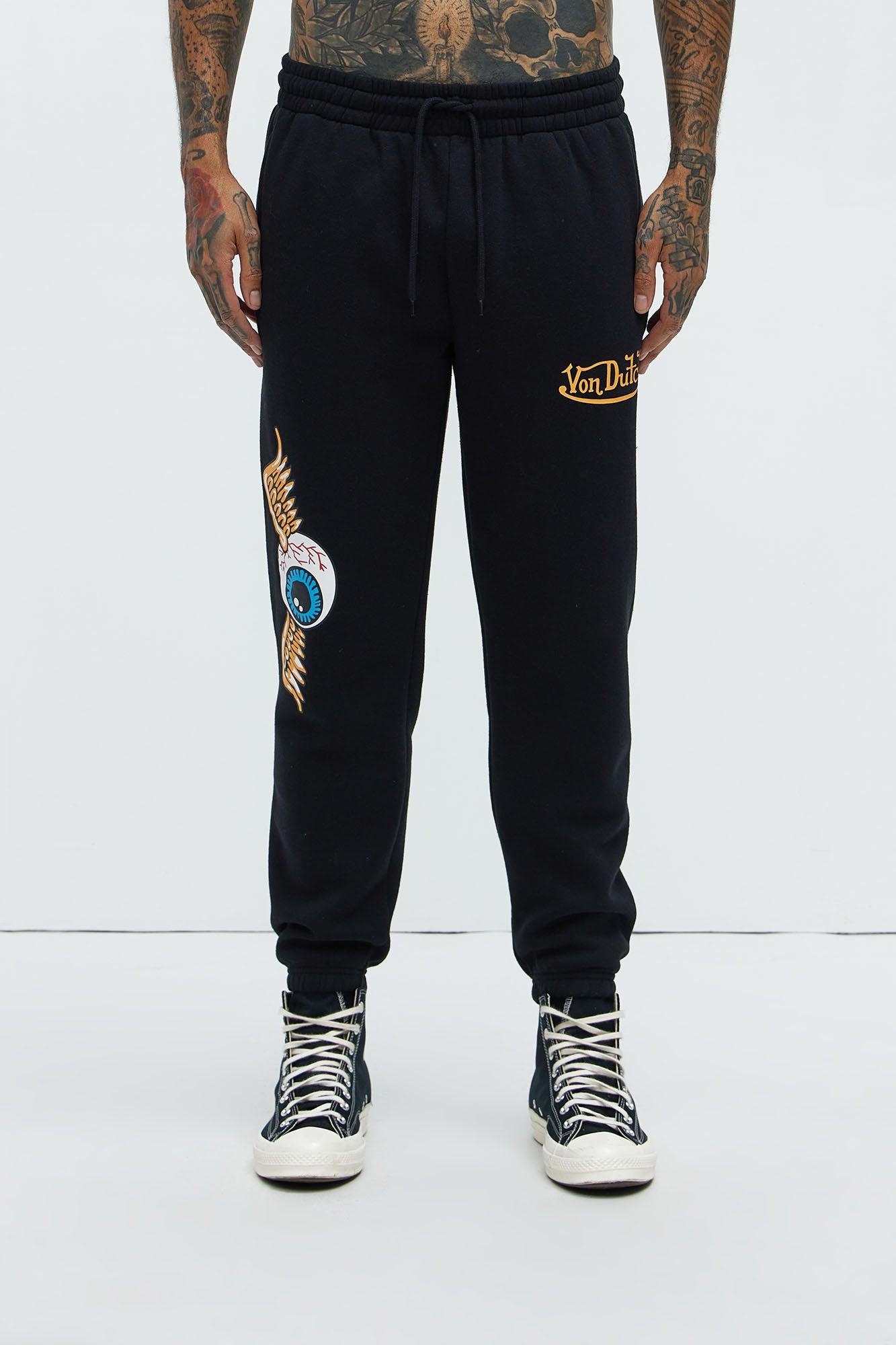 Von Dutch Lost Angels Sweatpants - Black Product Image