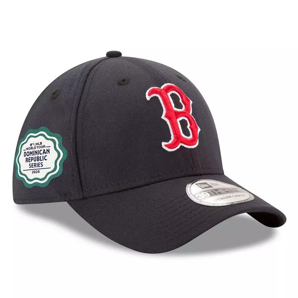 Men's New Era Navy Boston Red Sox 2024 MLB World Tour: Dominican Republic Series 39THIRTY Flex Hat,  Product Image