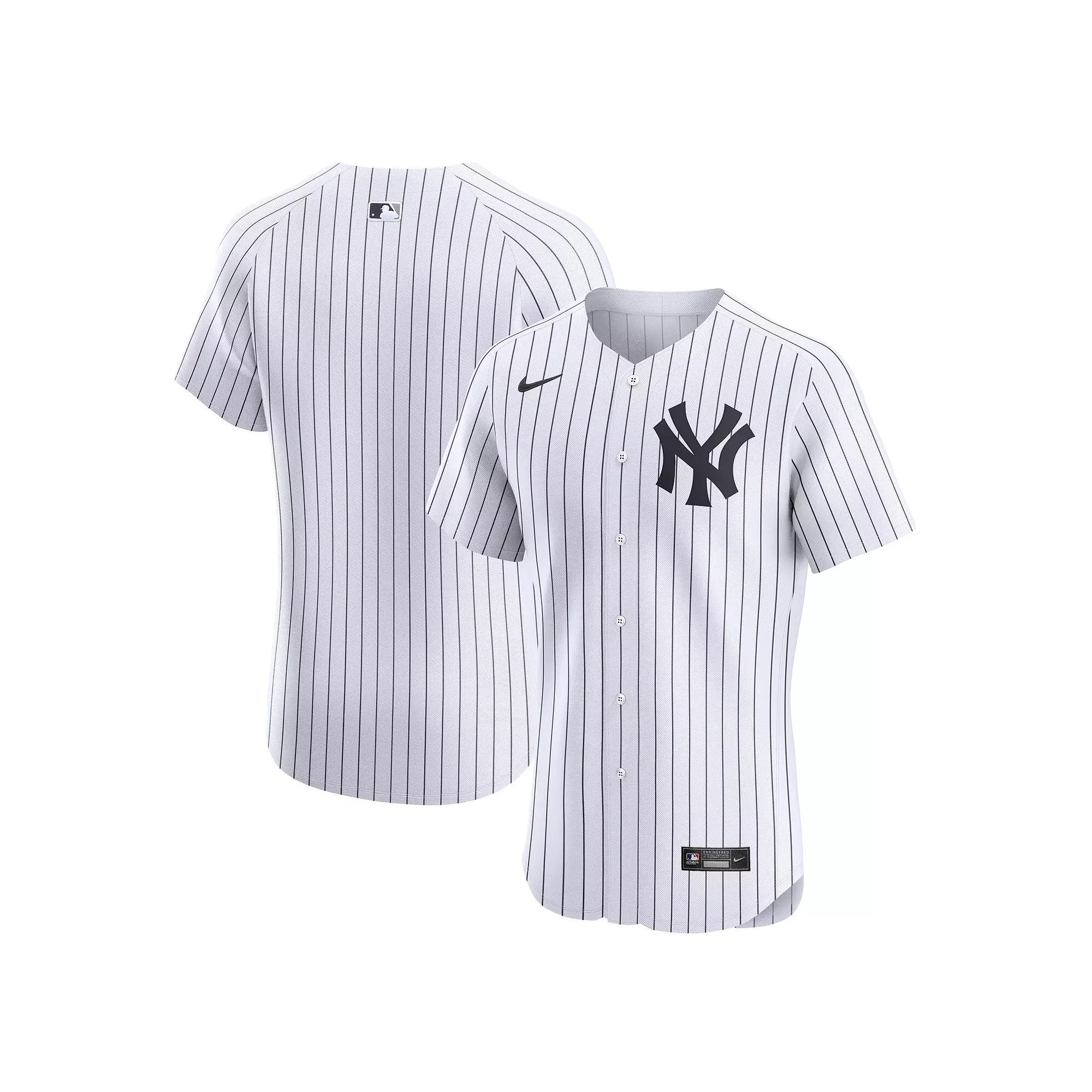 Men's Nike White New York Yankees Home Elite Jersey,  Product Image