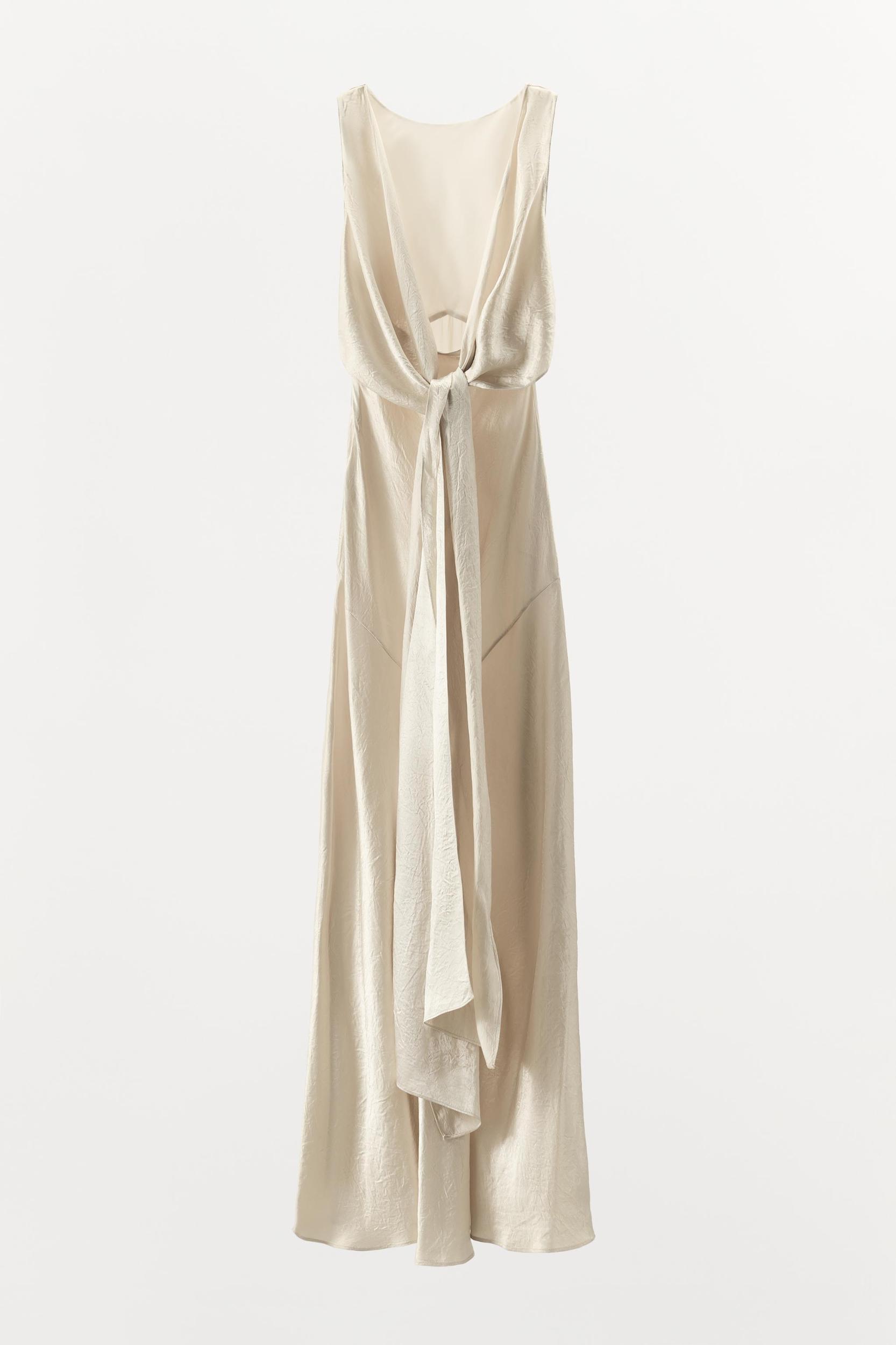 LIMITED EDITION WRINKLED EFFECT SATIN DRESS Product Image